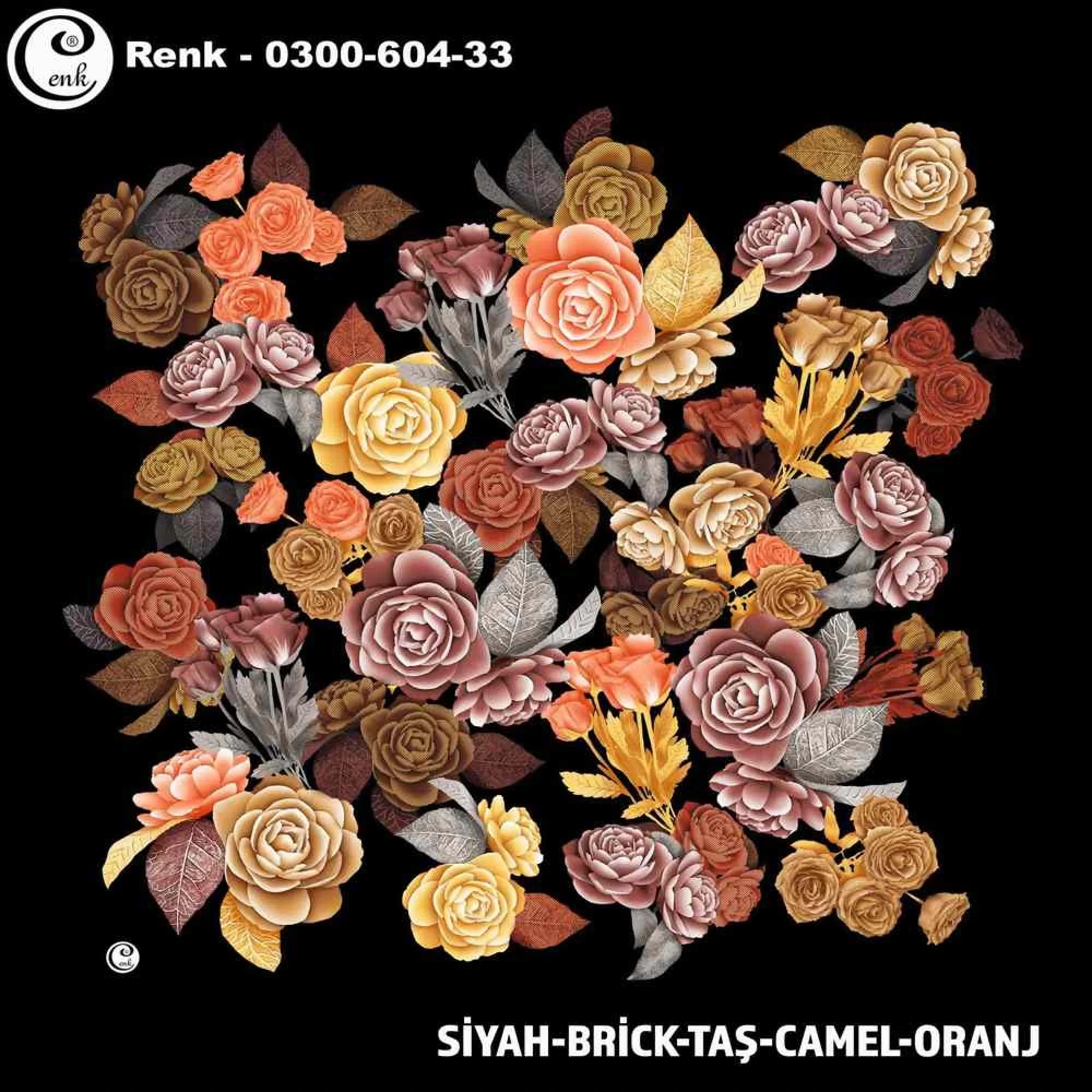 Cenk Desenli Oyalık Yazma 604-33