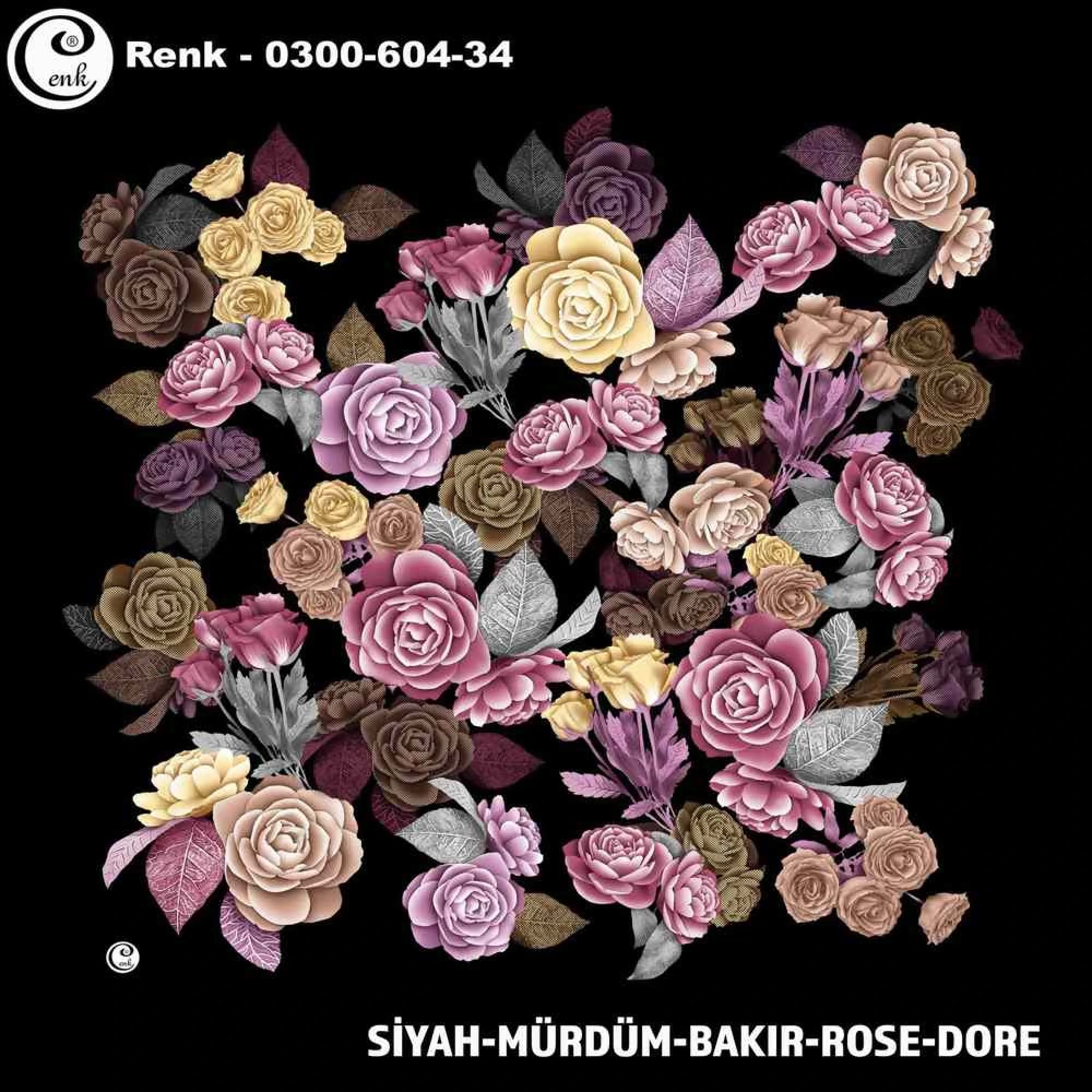 Cenk Desenli Oyalık Yazma 604-34