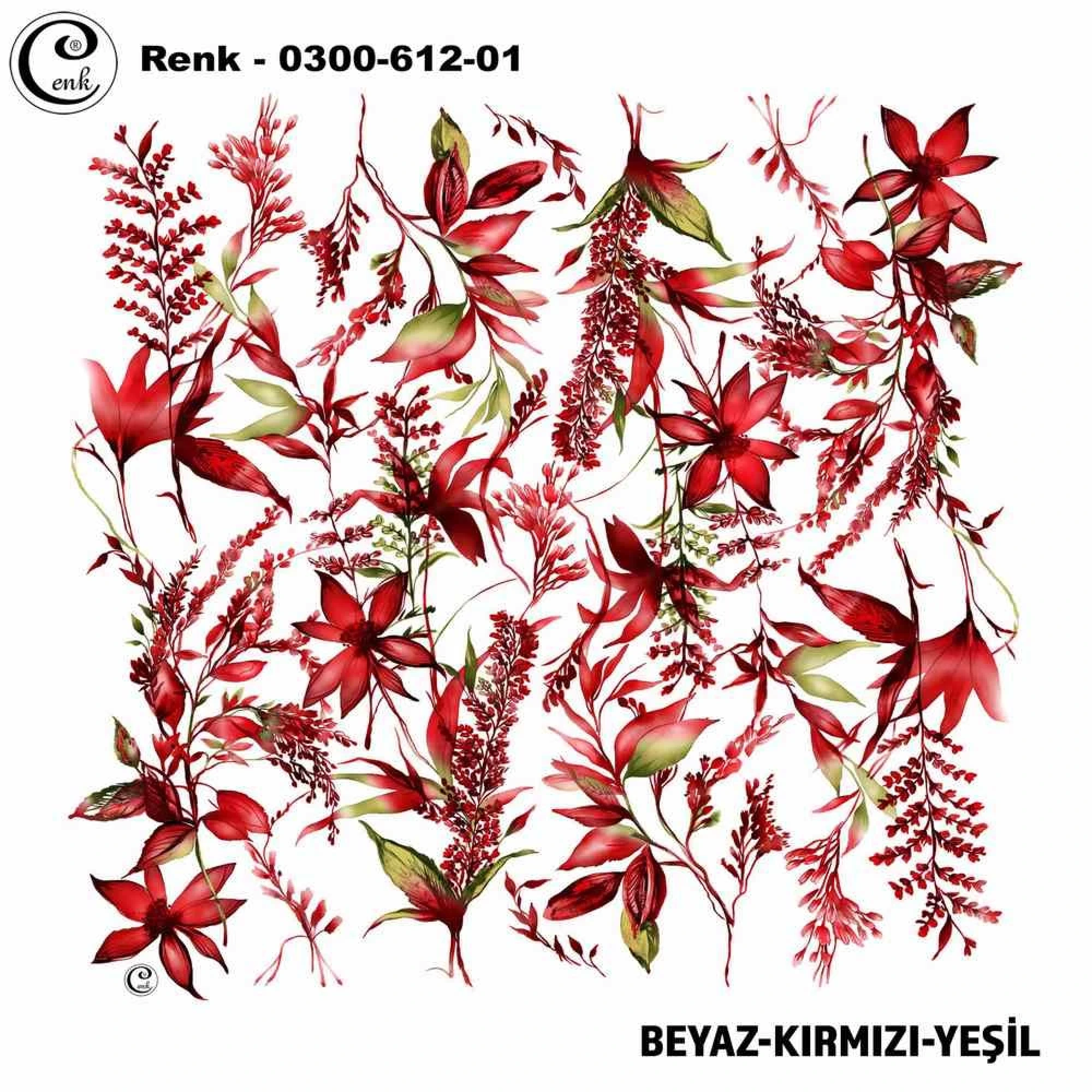Cenk Desenli Oyalık Yazma 612-01