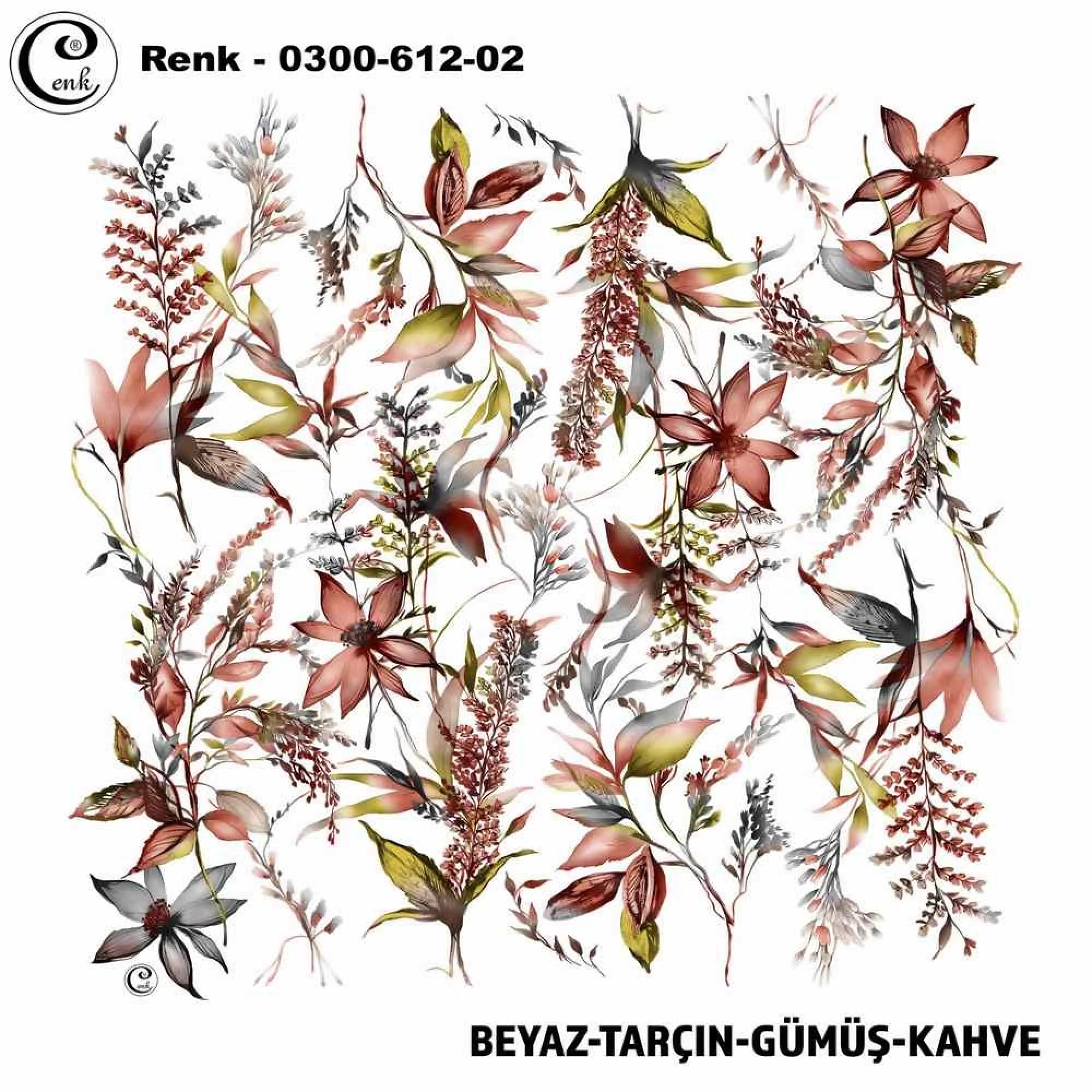 Cenk Desenli Oyalık Yazma 612-02