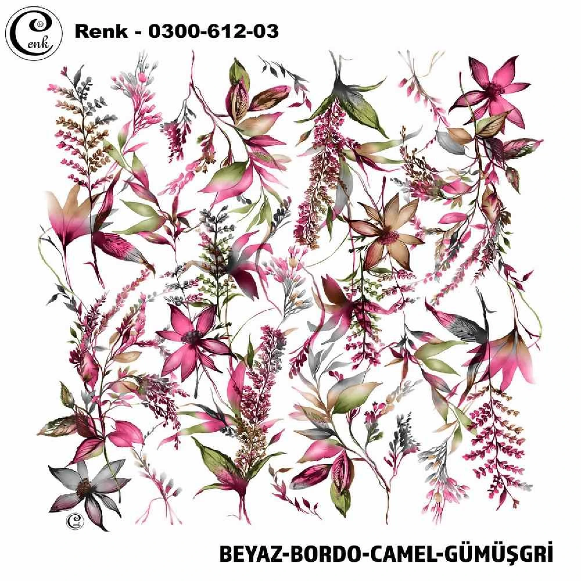 Cenk Desenli Oyalık Yazma 612-03