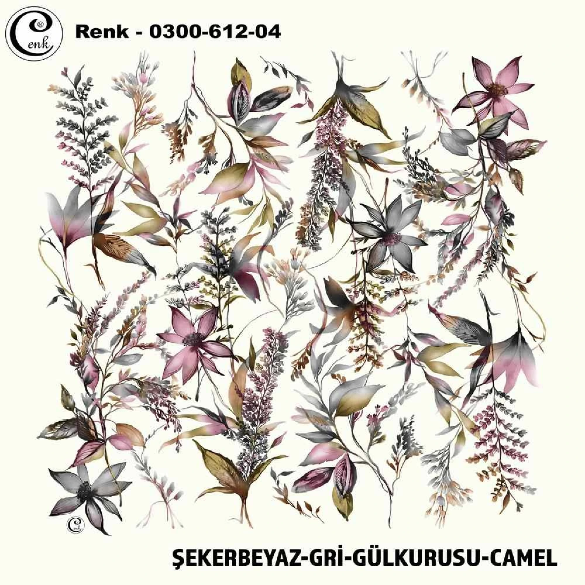 Cenk Desenli Oyalık Yazma 612-04