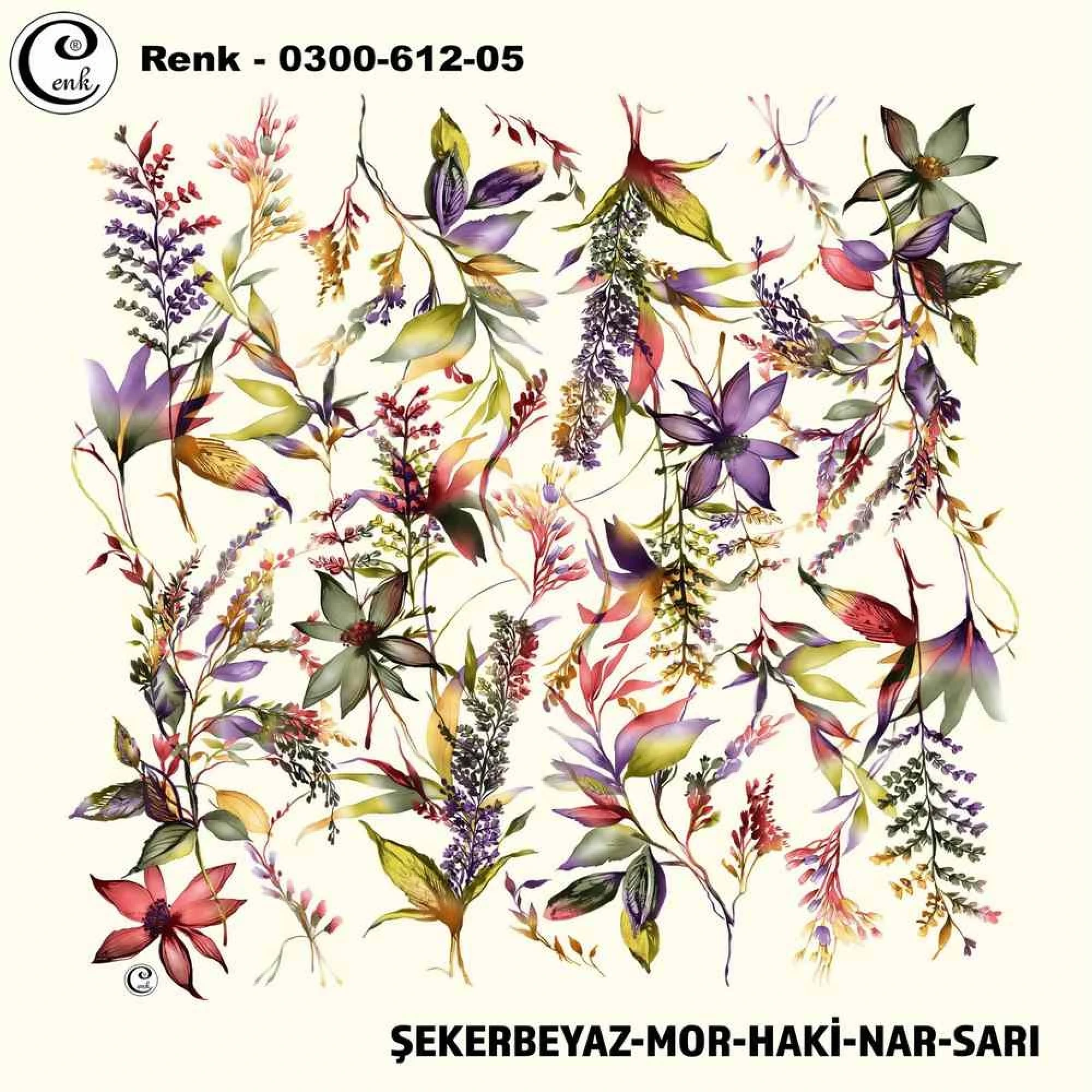 Cenk Desenli Oyalık Yazma 612-05
