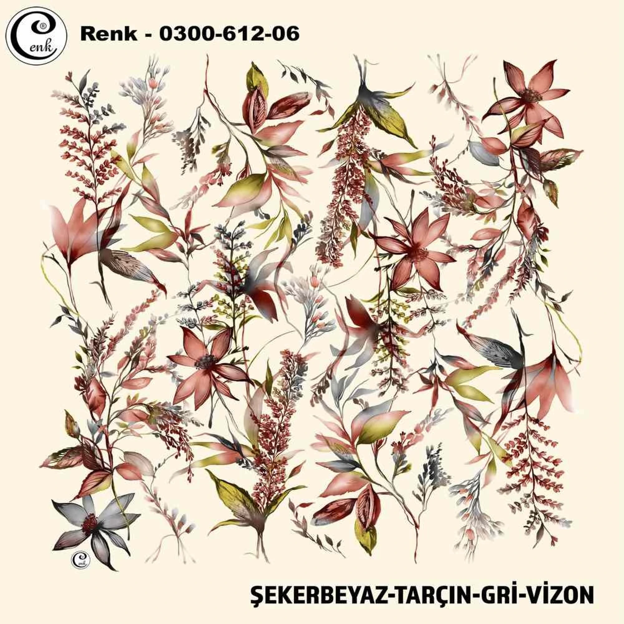 Cenk Desenli Oyalık Yazma 612-06