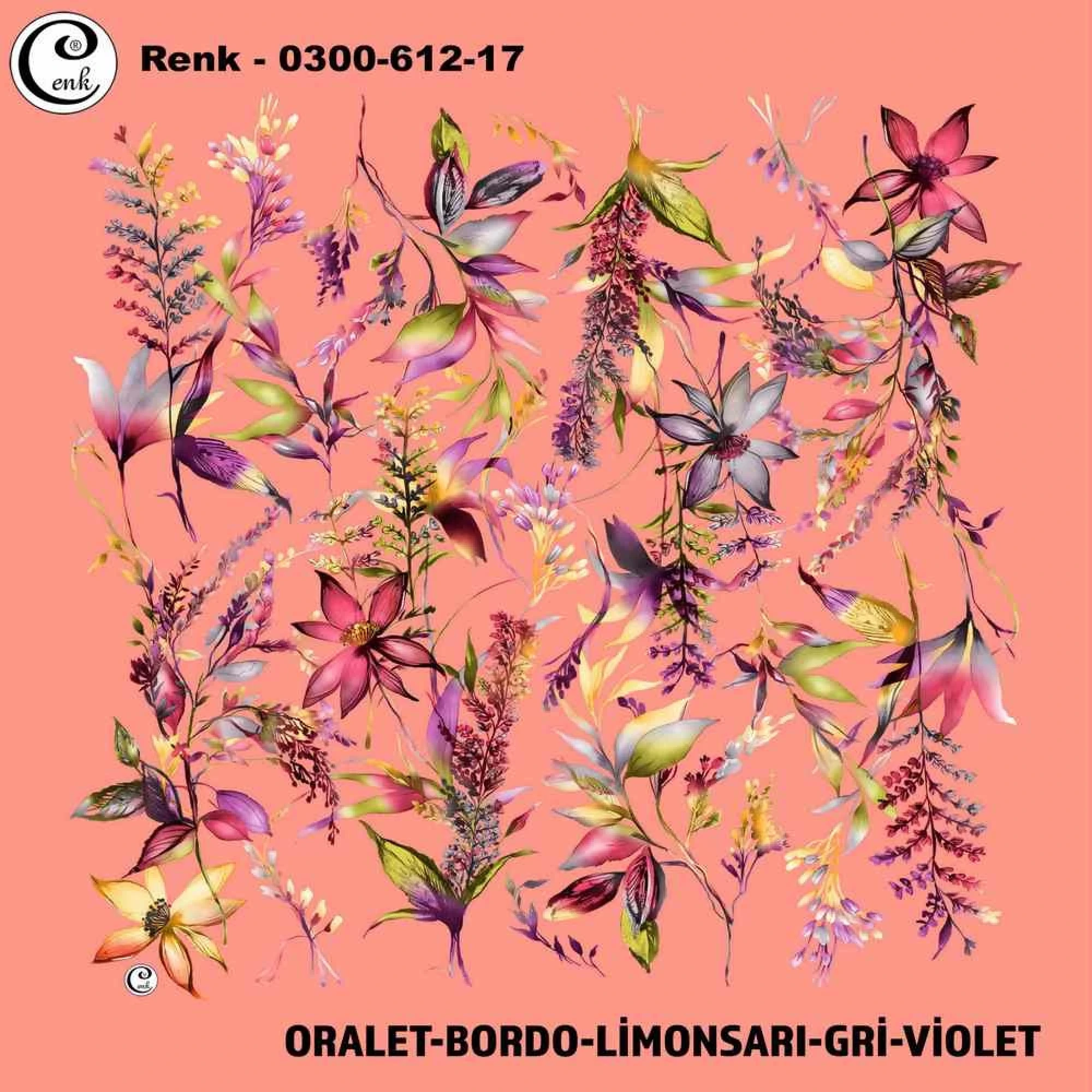 Cenk Desenli Oyalık Yazma 612-17