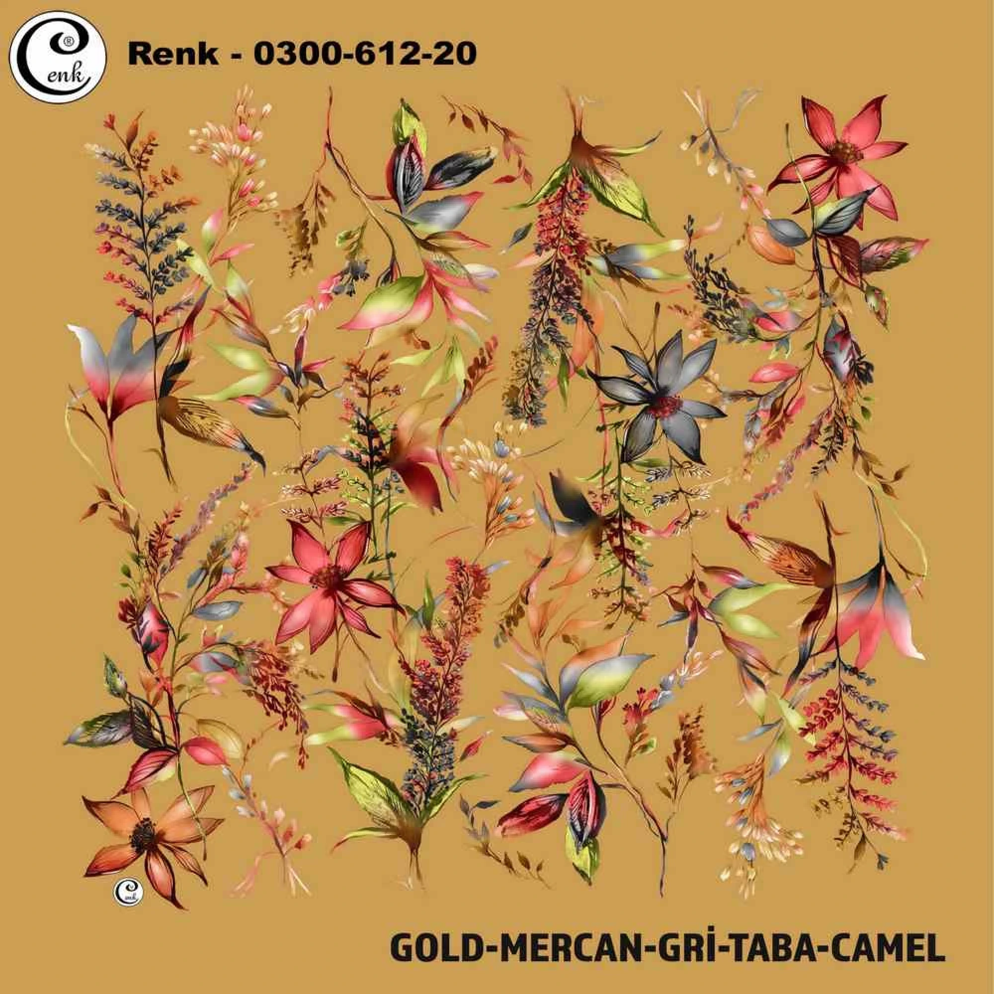 Cenk Desenli Oyalık Yazma 612-20