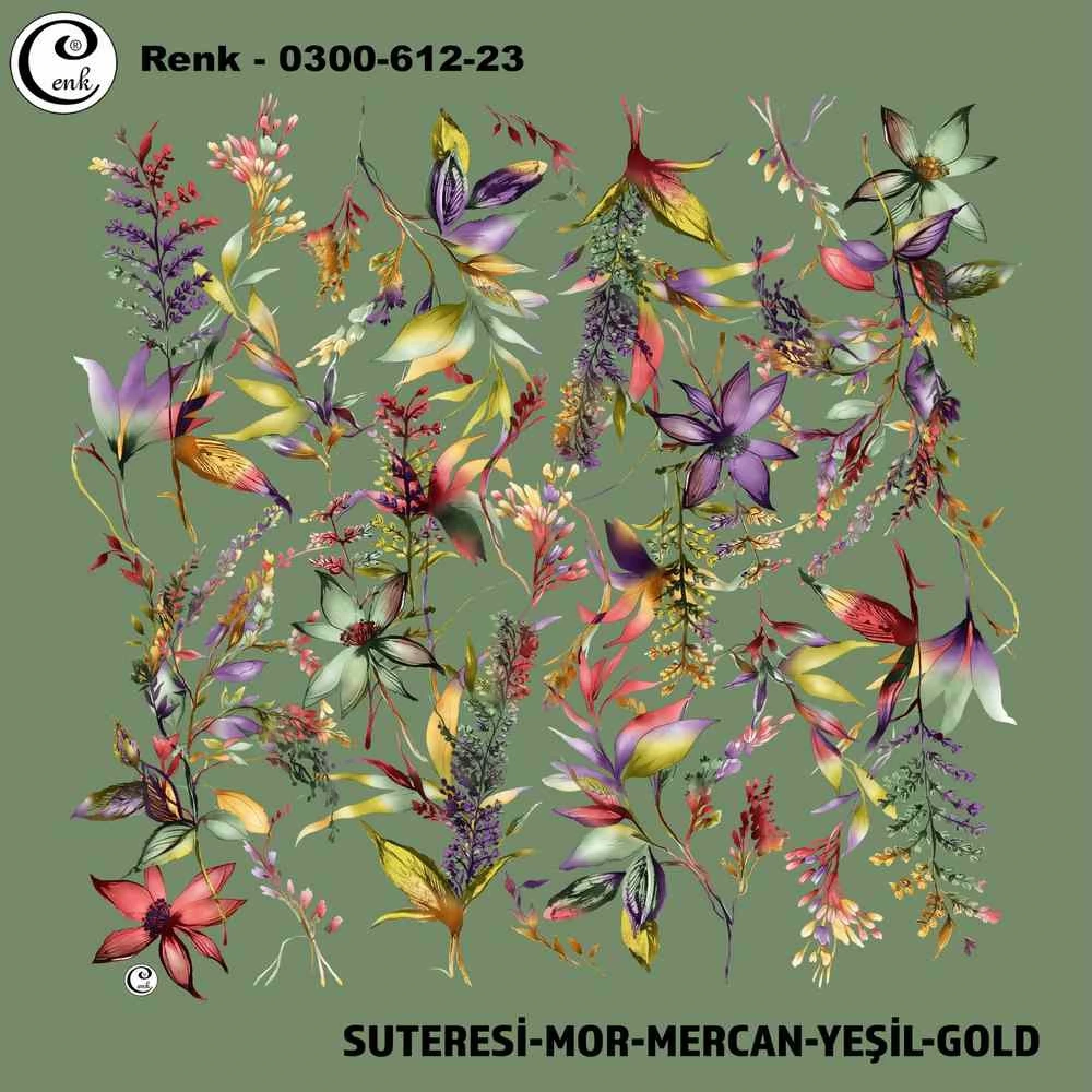 Cenk Desenli Oyalık Yazma 612-23