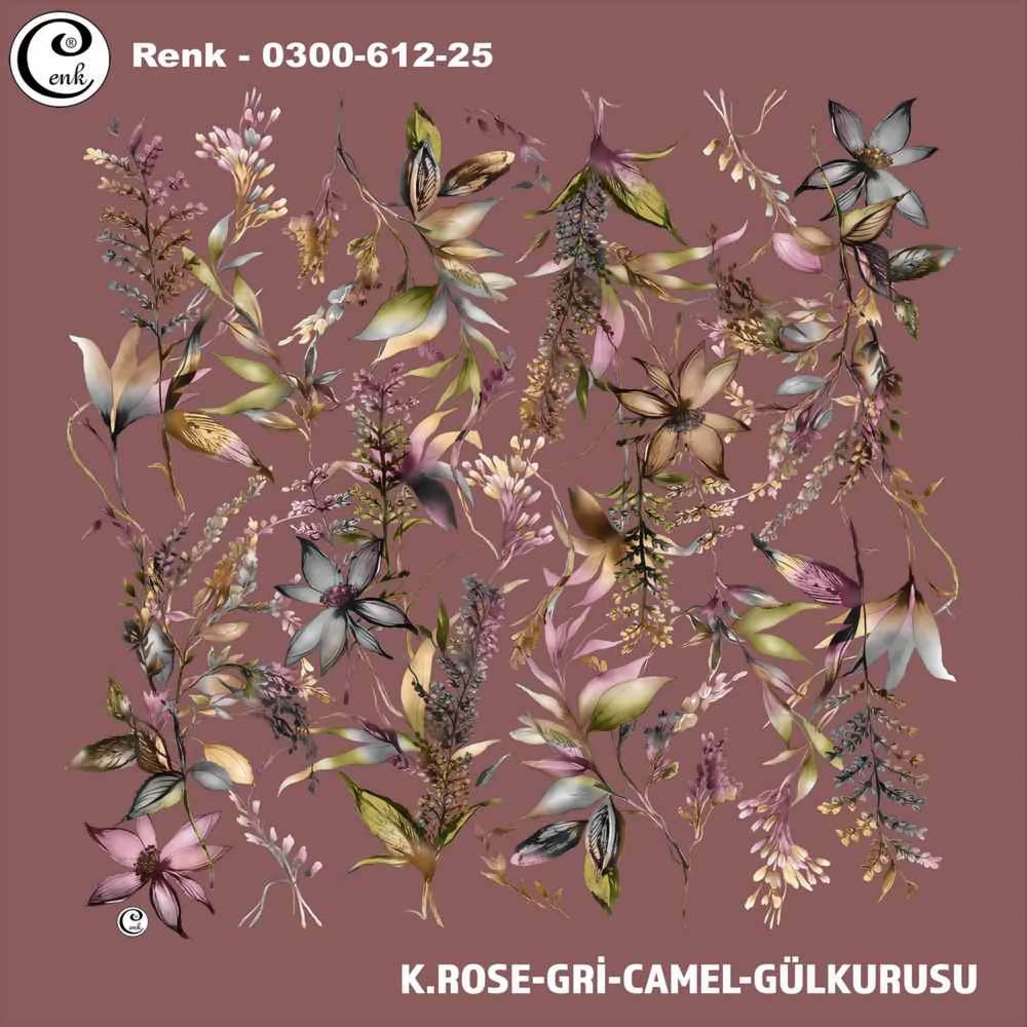 Cenk Desenli Oyalık Yazma 612-25