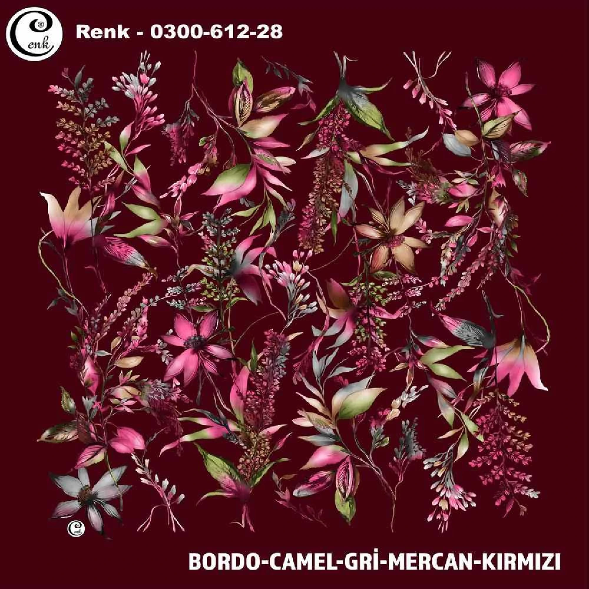 Cenk Desenli Oyalık Yazma 612-28
