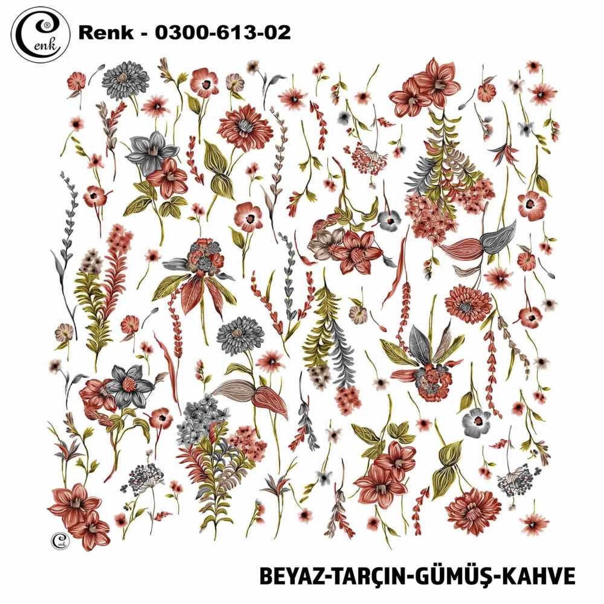 Cenk Desenli Oyalık Yazma 613-02