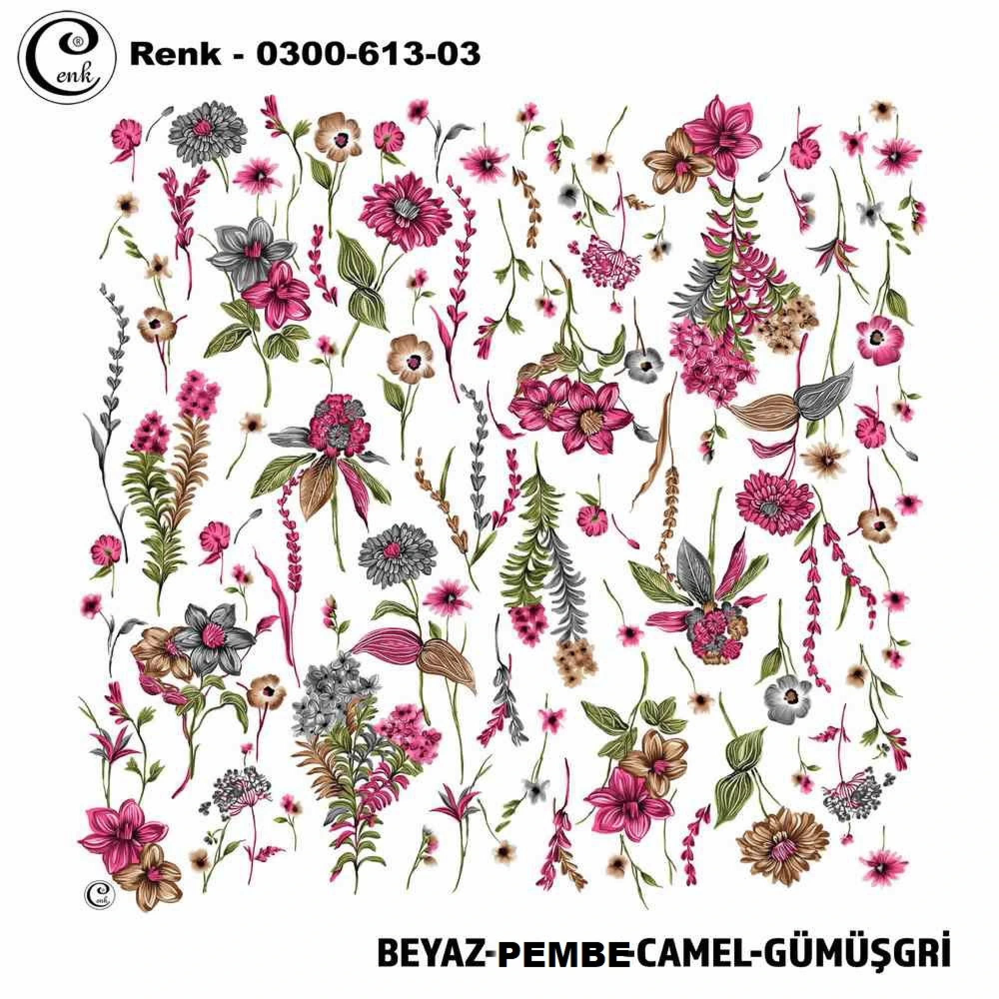 Cenk Desenli Oyalık Yazma 613-03