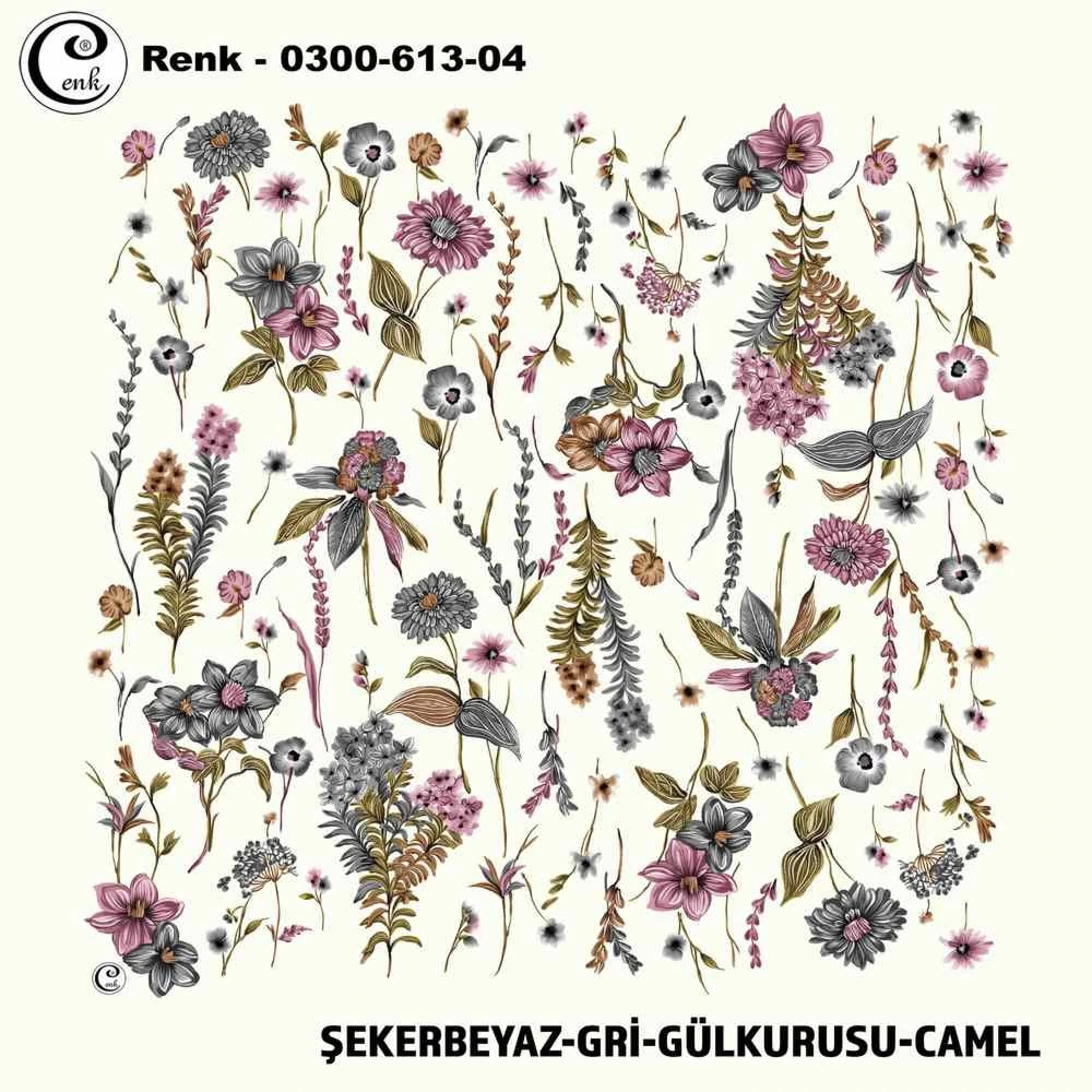 Cenk Desenli Oyalık Yazma 613-04