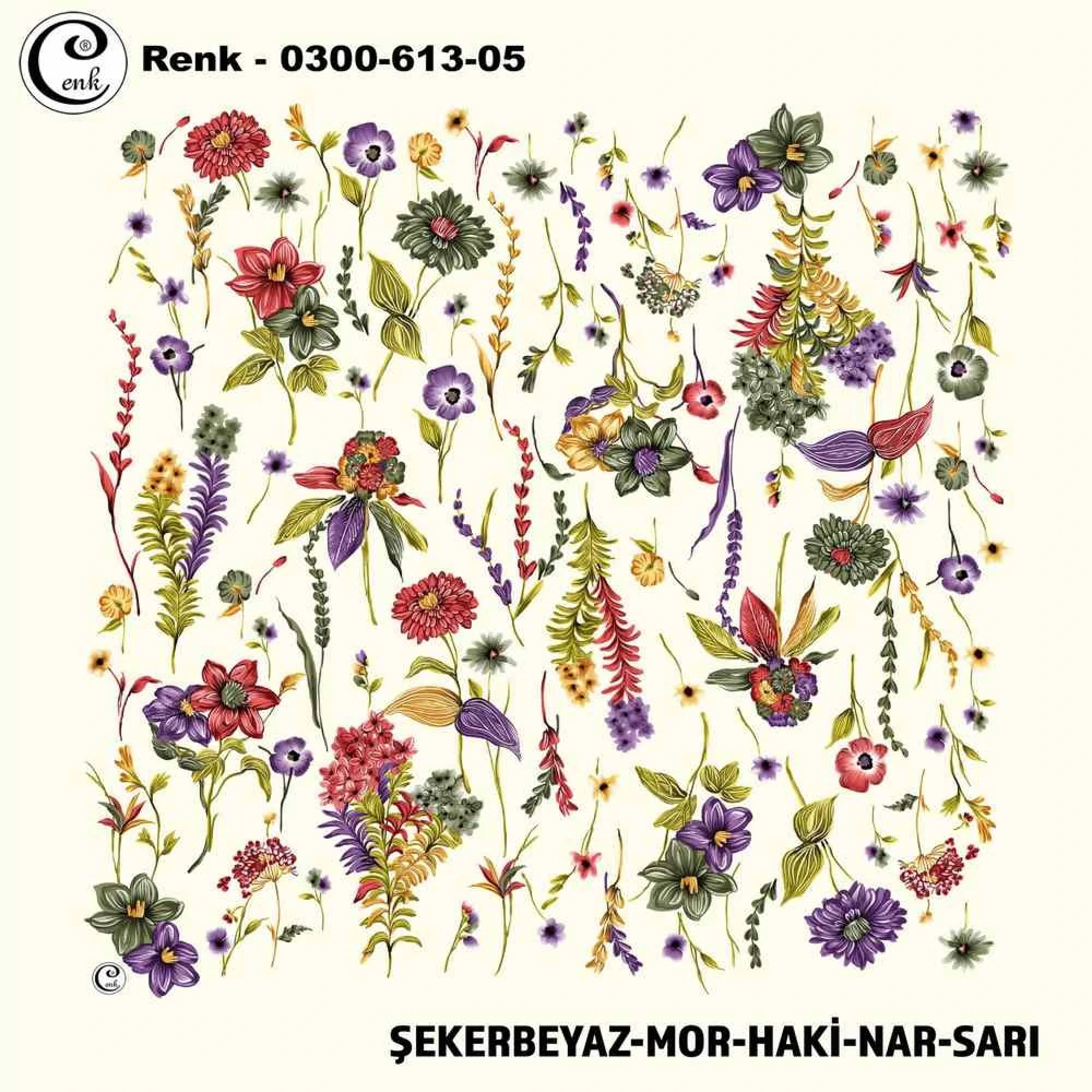 Cenk Desenli Oyalık Yazma 613-05