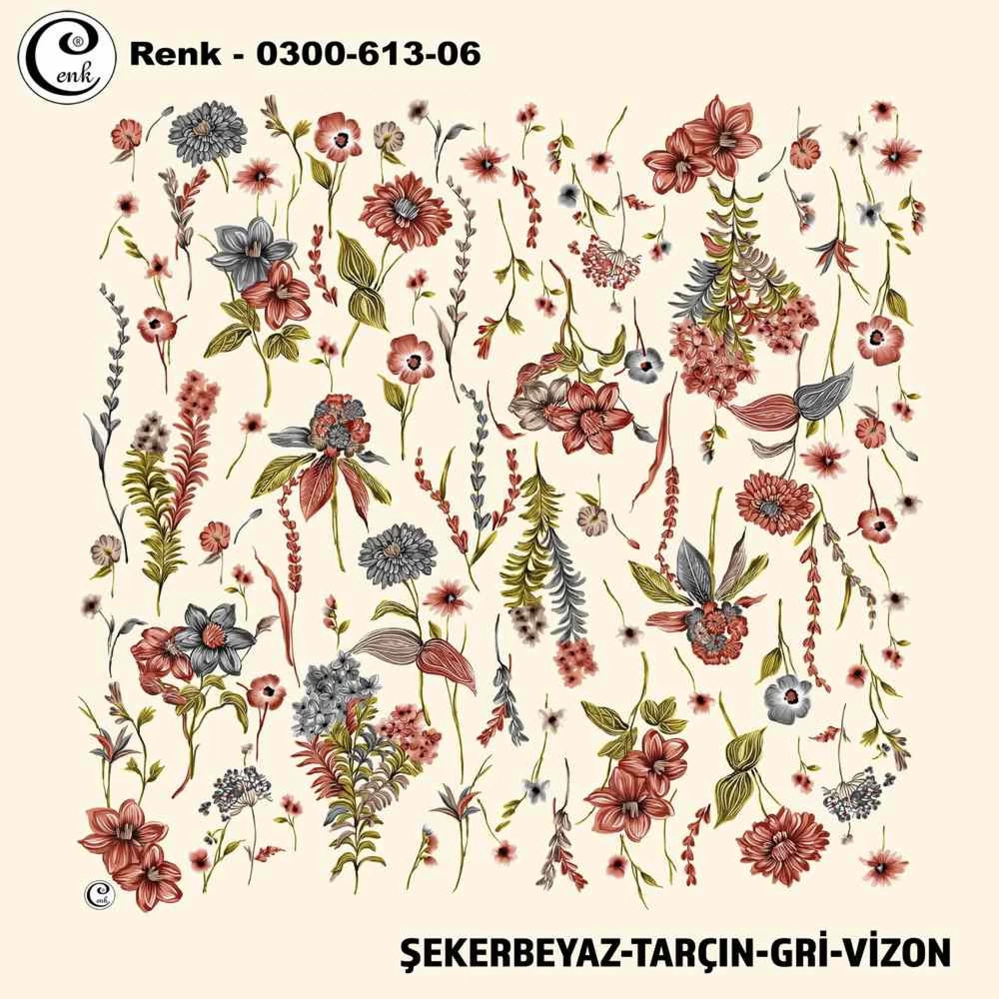 Cenk Desenli Oyalık Yazma 613-06