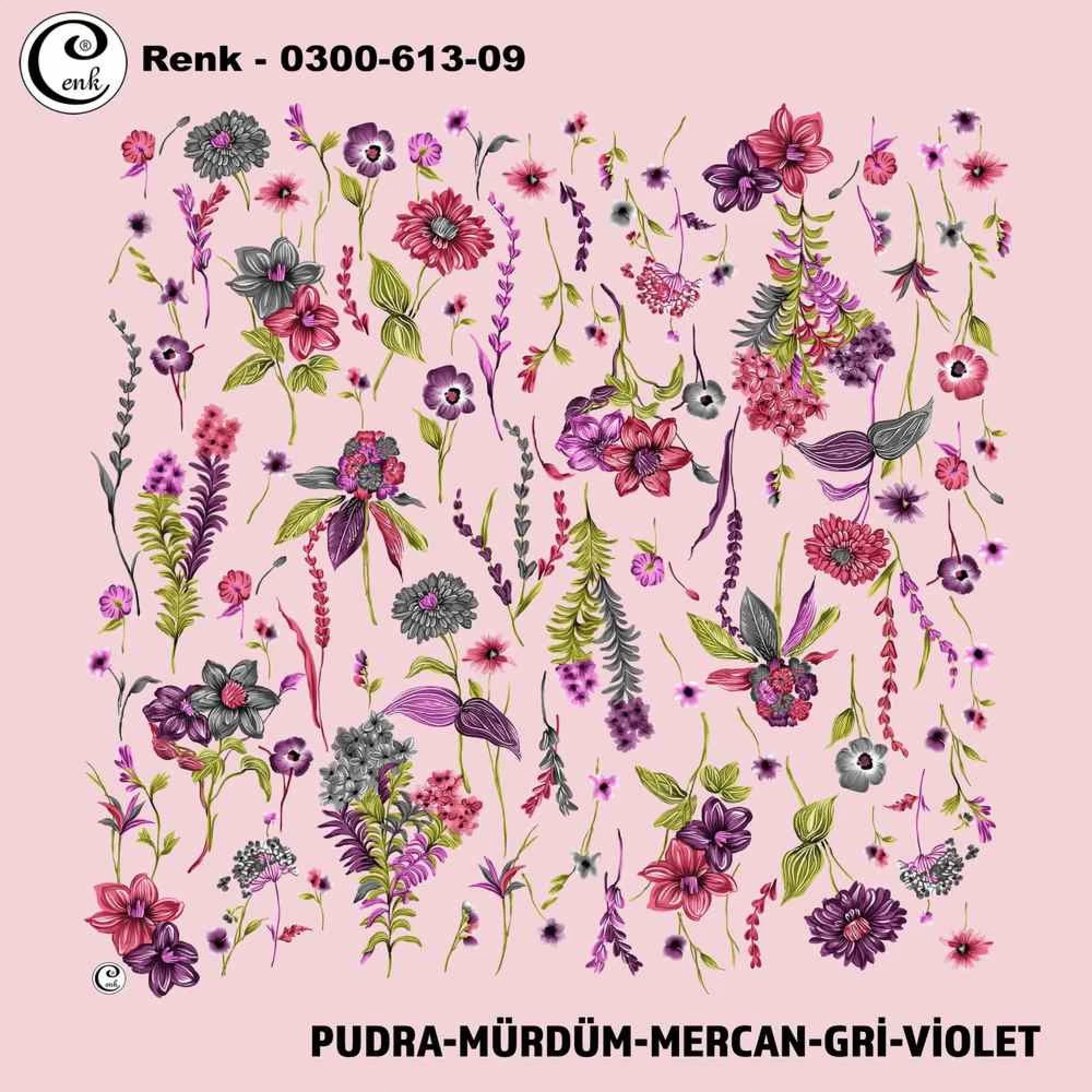Cenk Desenli Oyalık Yazma 613-09