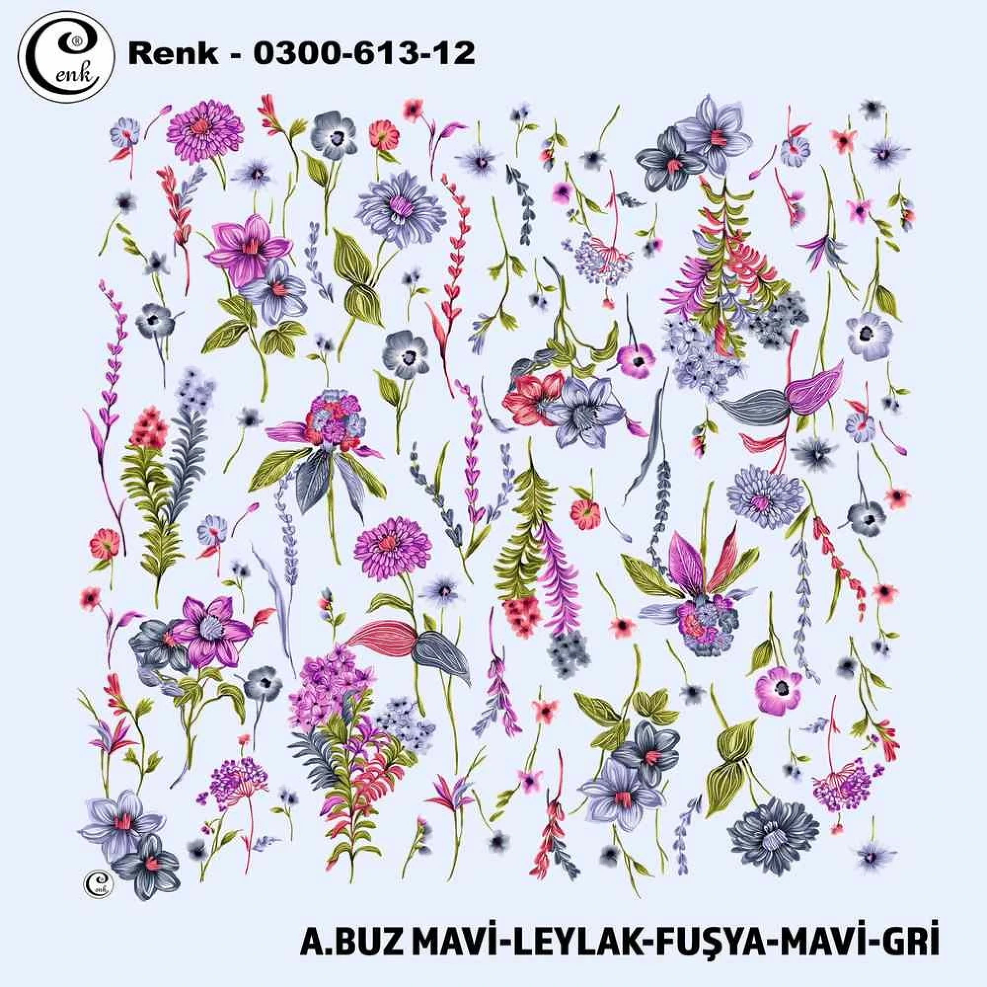 Cenk Desenli Oyalık Yazma 613-12