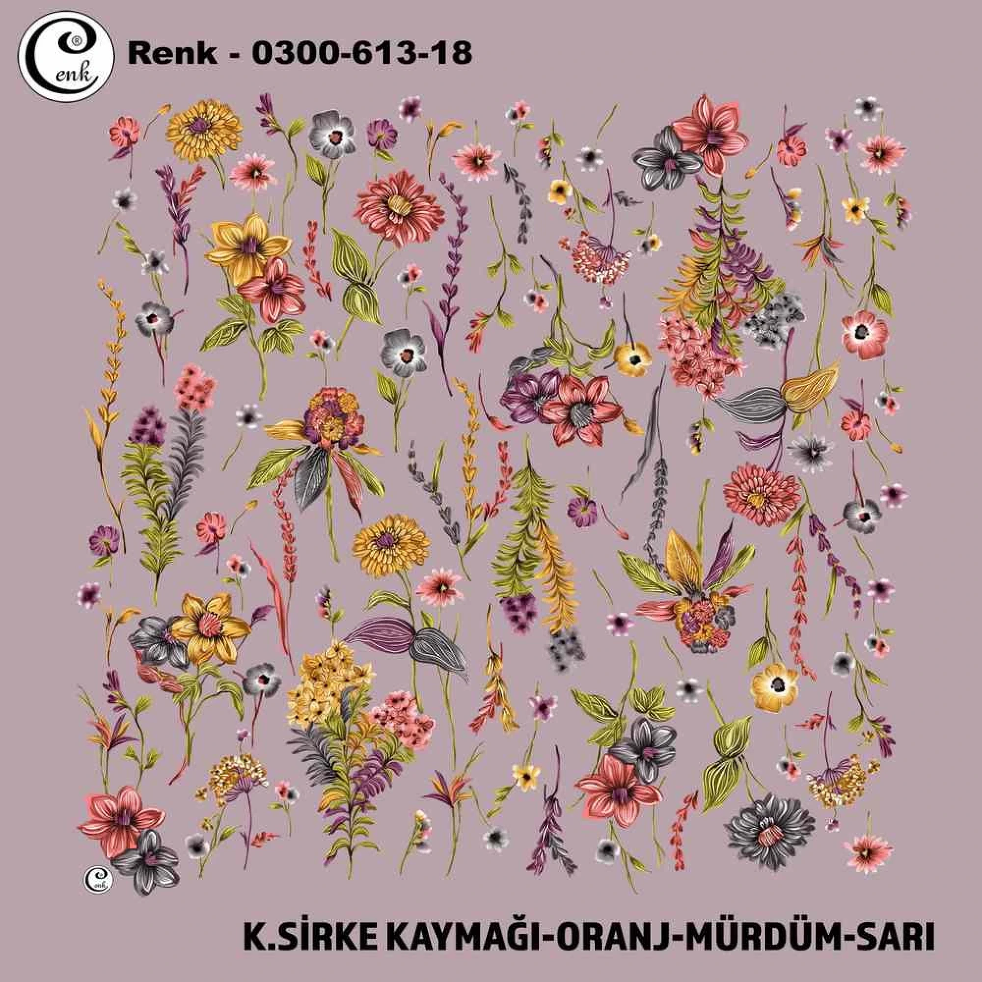 Cenk Desenli Oyalık Yazma 613-18