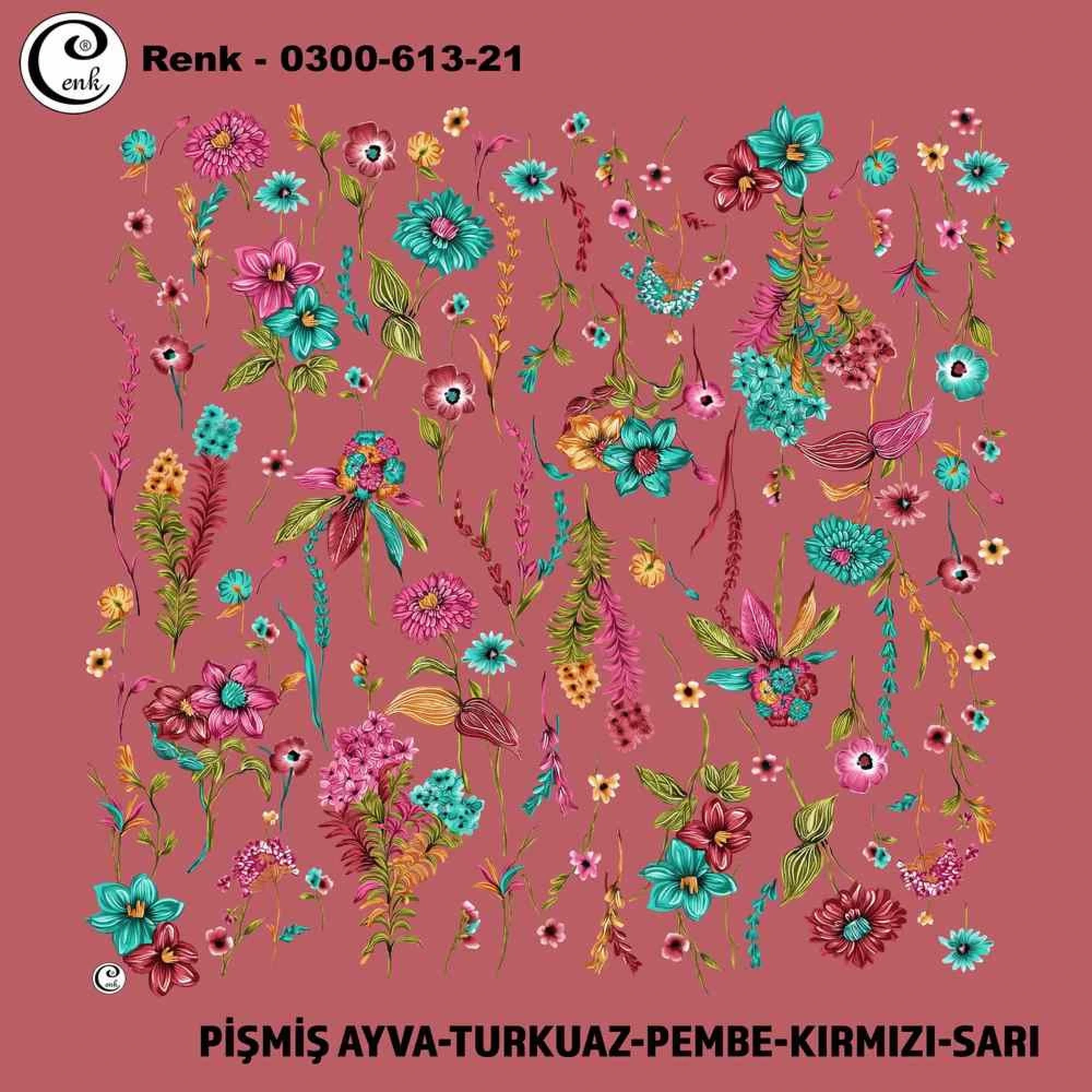 Cenk Desenli Oyalık Yazma 613-21