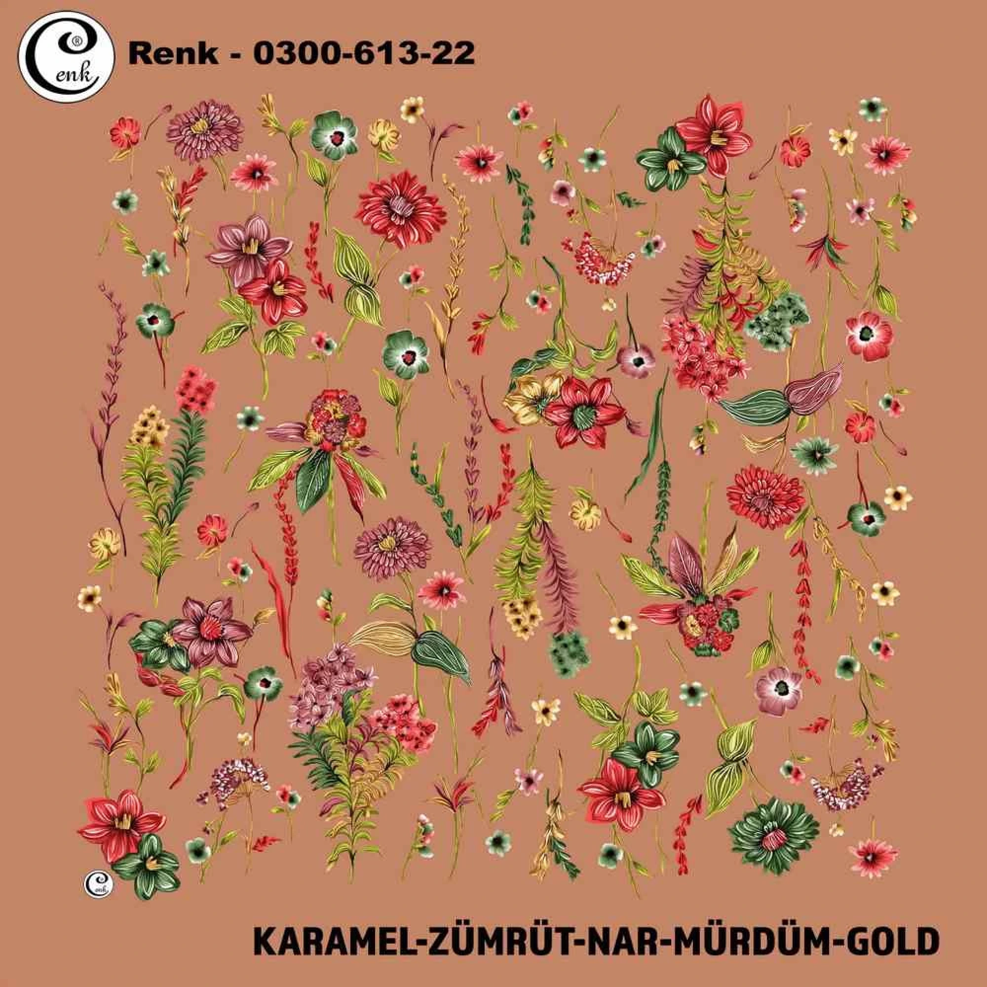 Cenk Desenli Oyalık Yazma 613-22