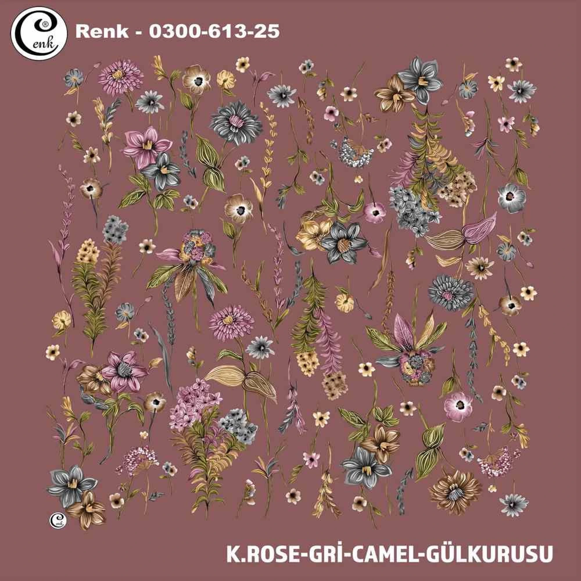 Cenk Desenli Oyalık Yazma 613-25
