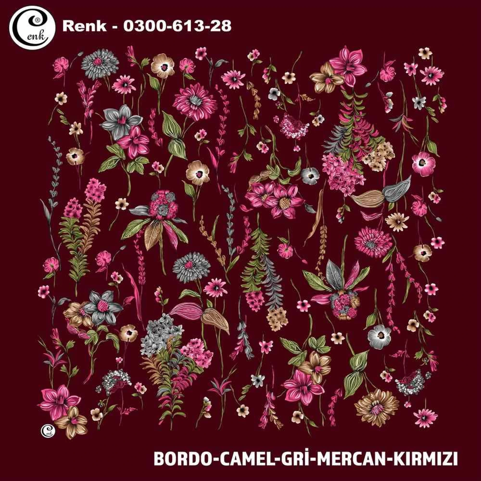 Cenk Desenli Oyalık Yazma 613-28