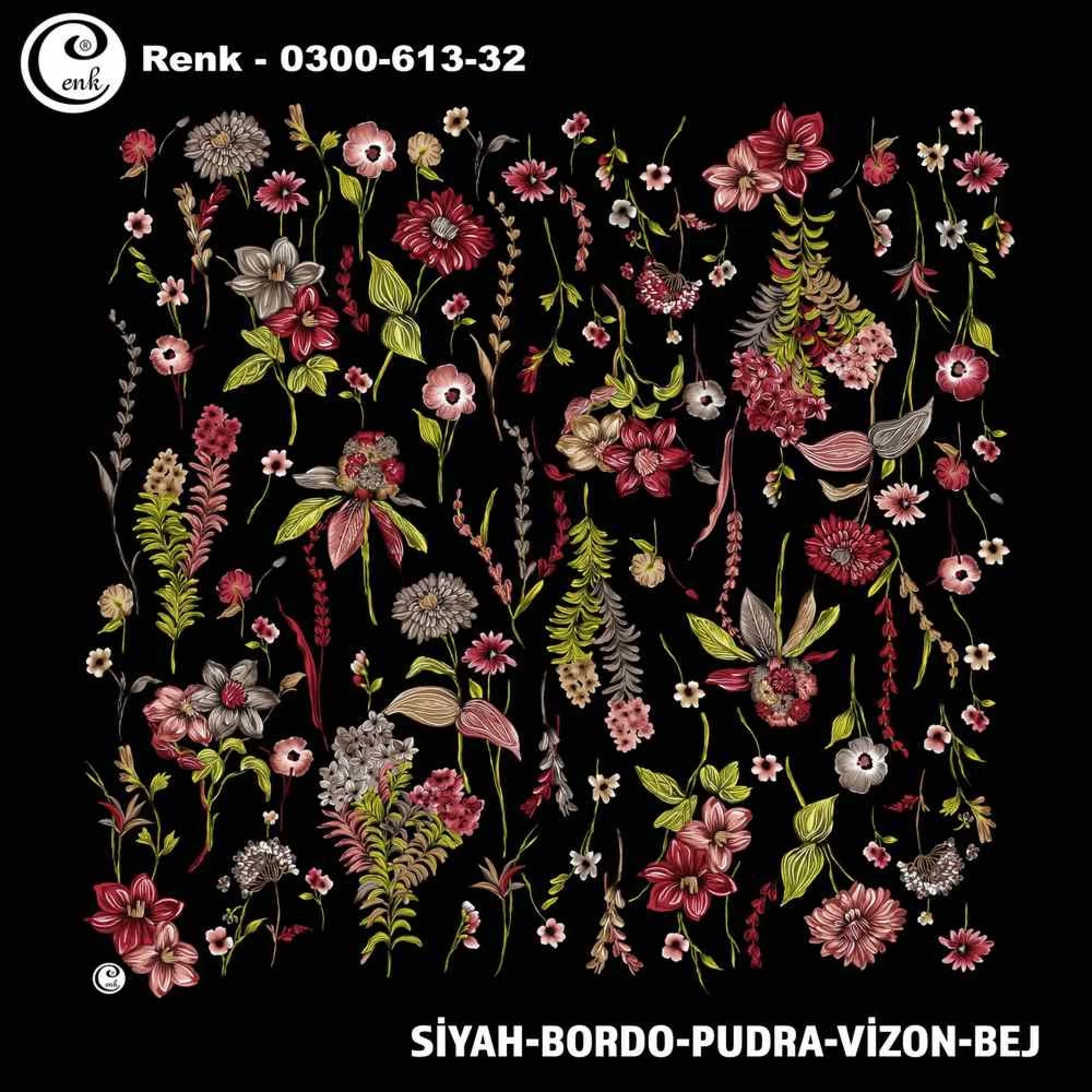 Cenk Desenli Oyalık Yazma 613-32