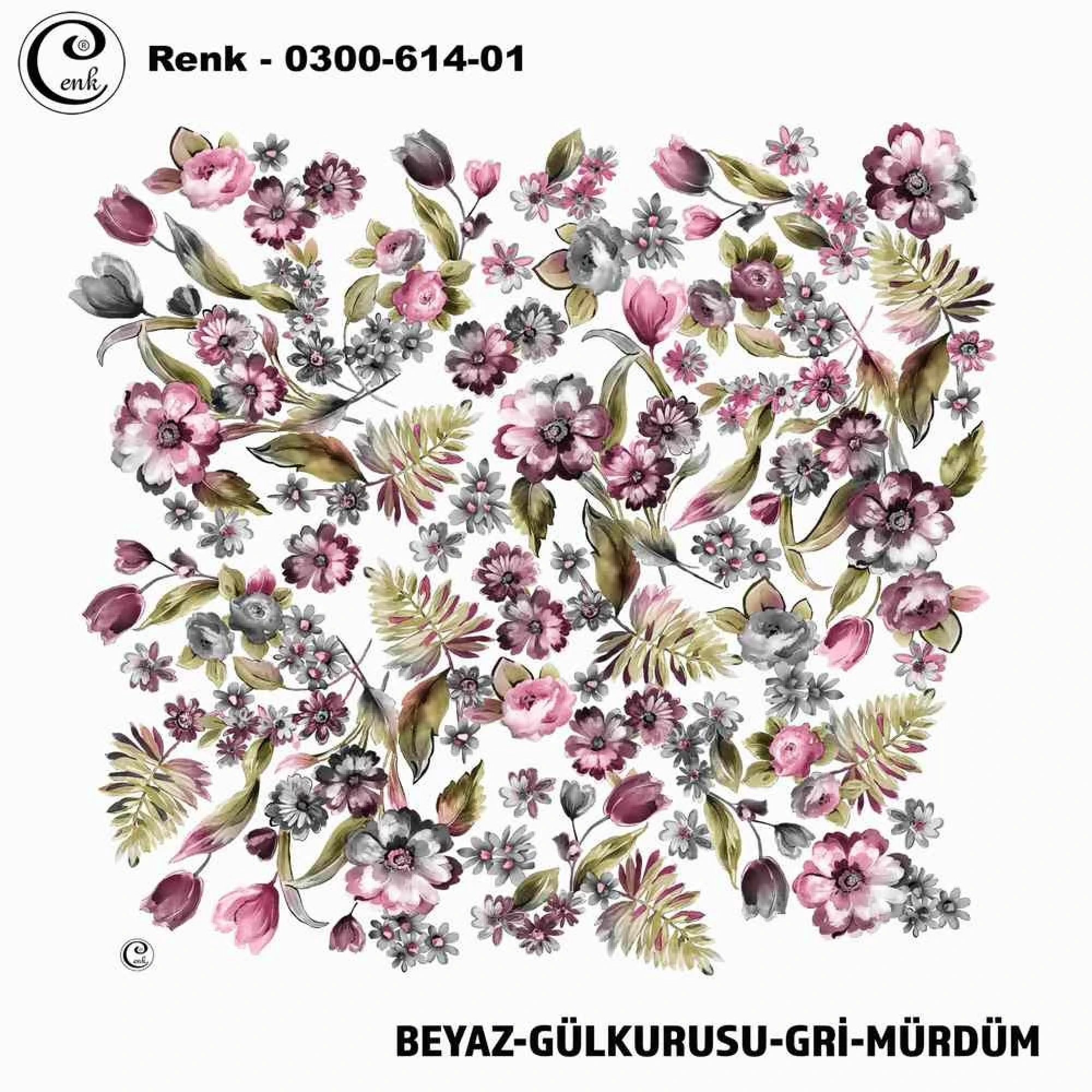 Cenk Desenli Oyalık Yazma 614-01