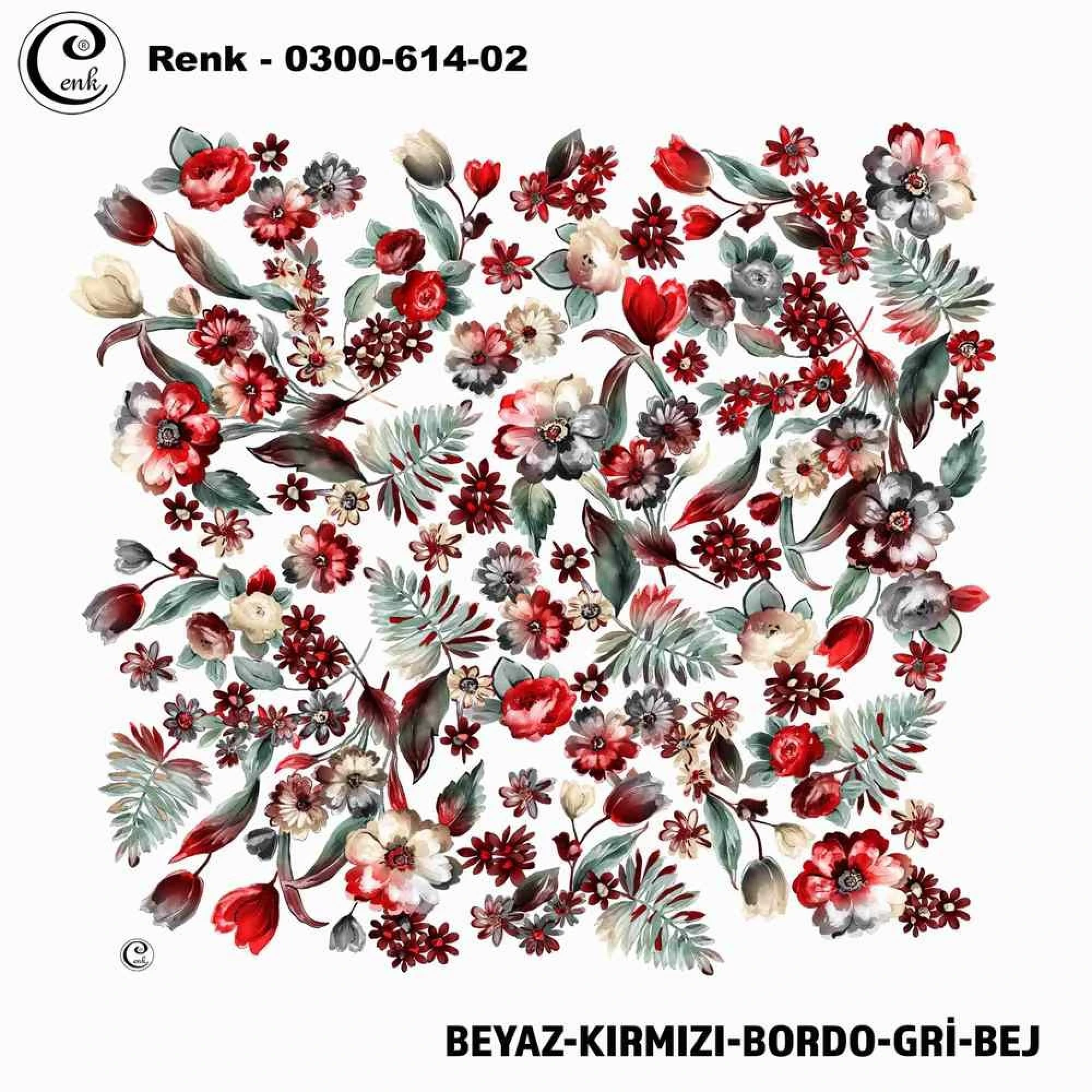 Cenk Desenli Oyalık Yazma 614-02