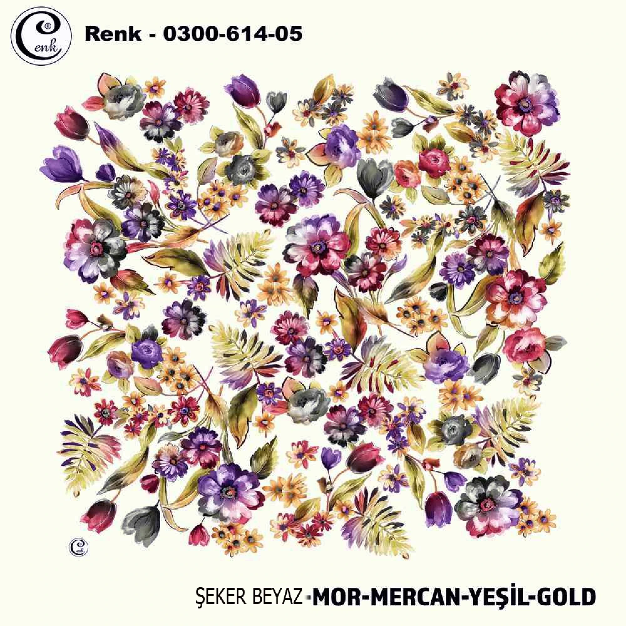 Cenk Desenli Oyalık Yazma 614-05