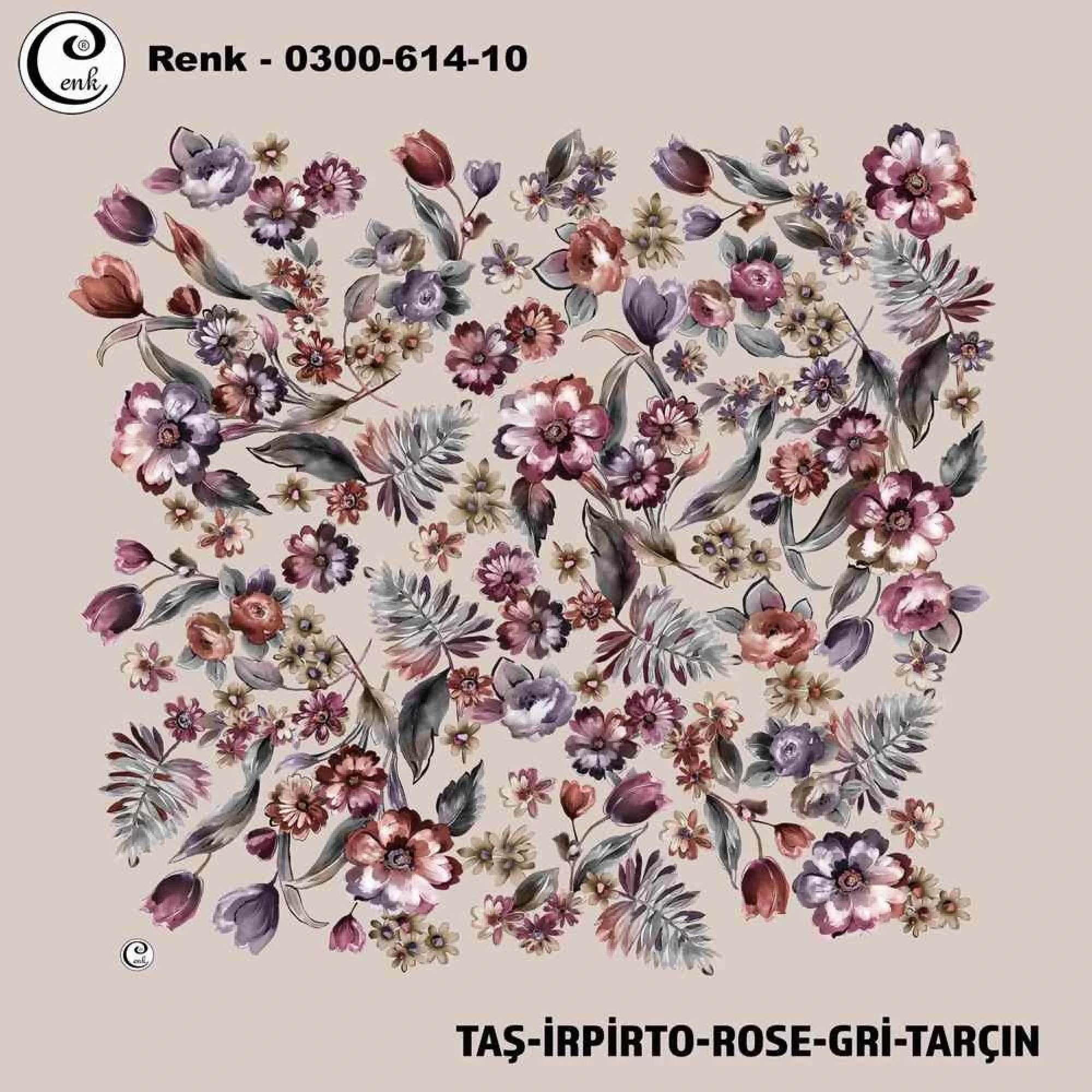 Cenk Desenli Oyalık Yazma 614-10