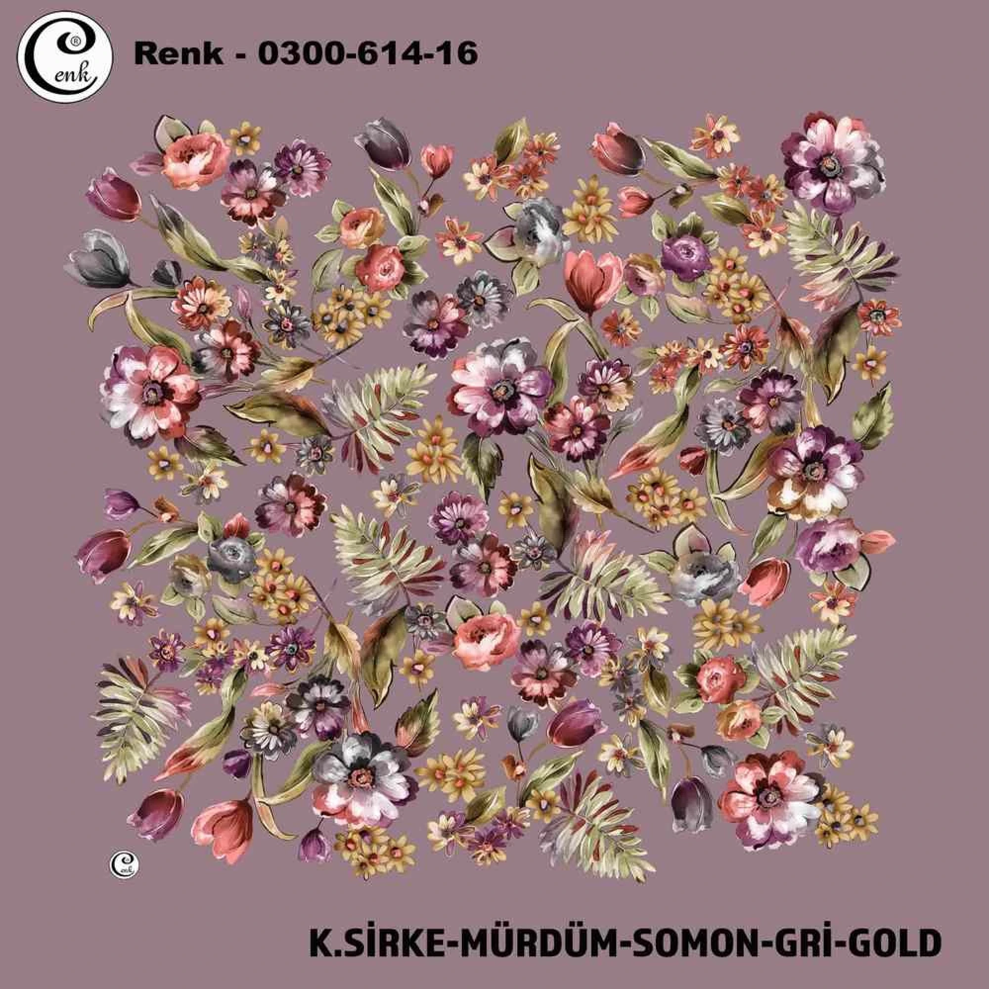 Cenk Desenli Oyalık Yazma 614-16