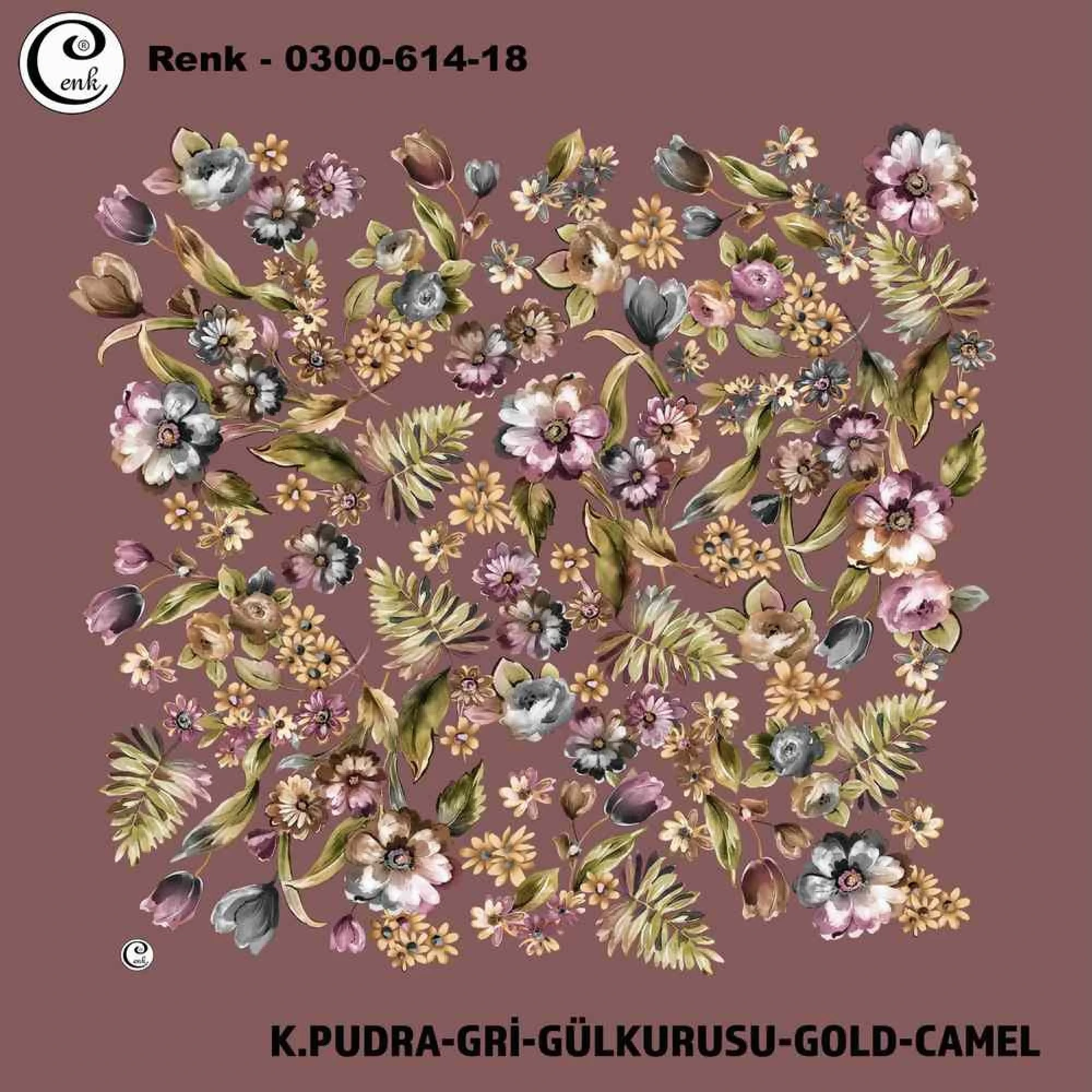Cenk Desenli Oyalık Yazma 614-18