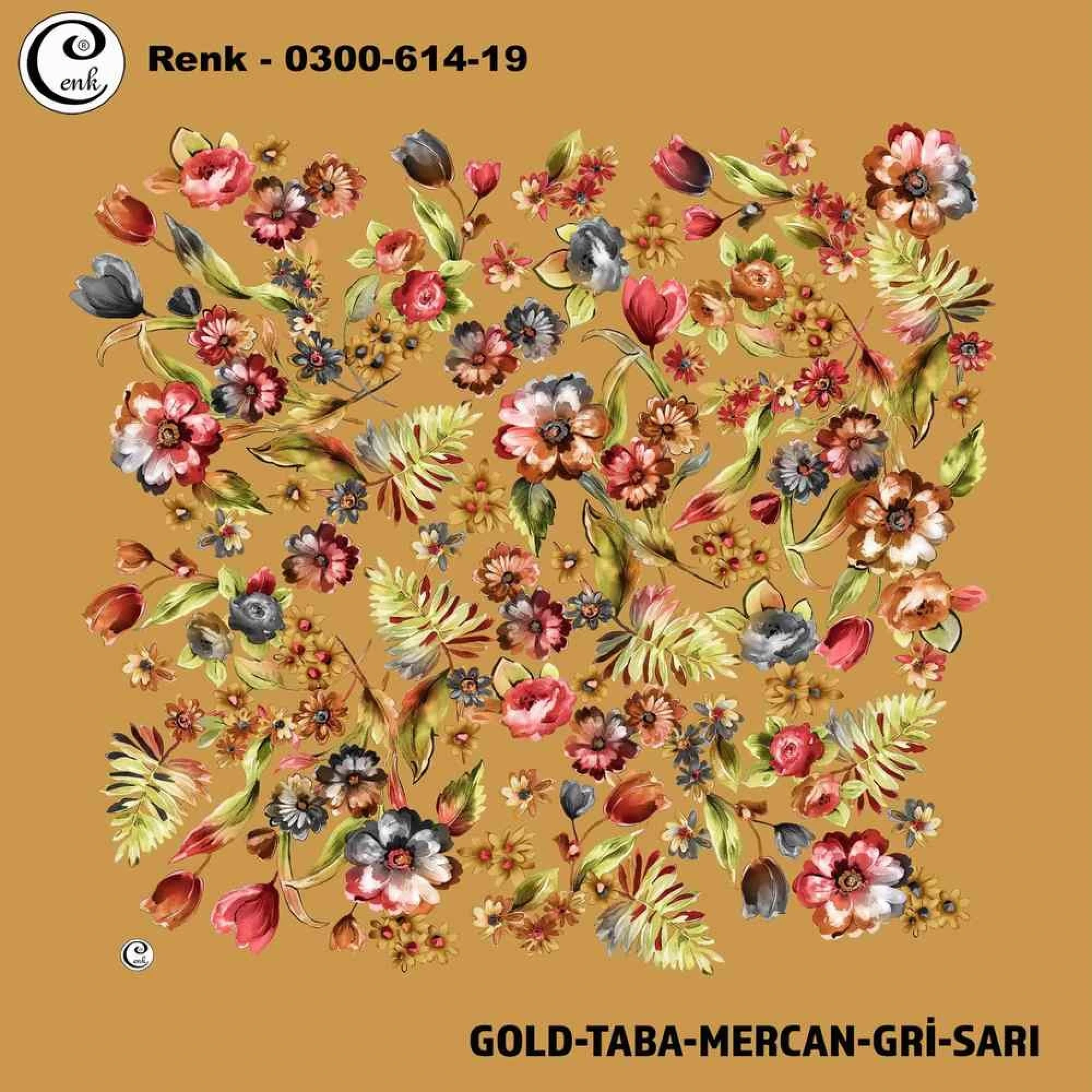 Cenk Desenli Oyalık Yazma 614-19
