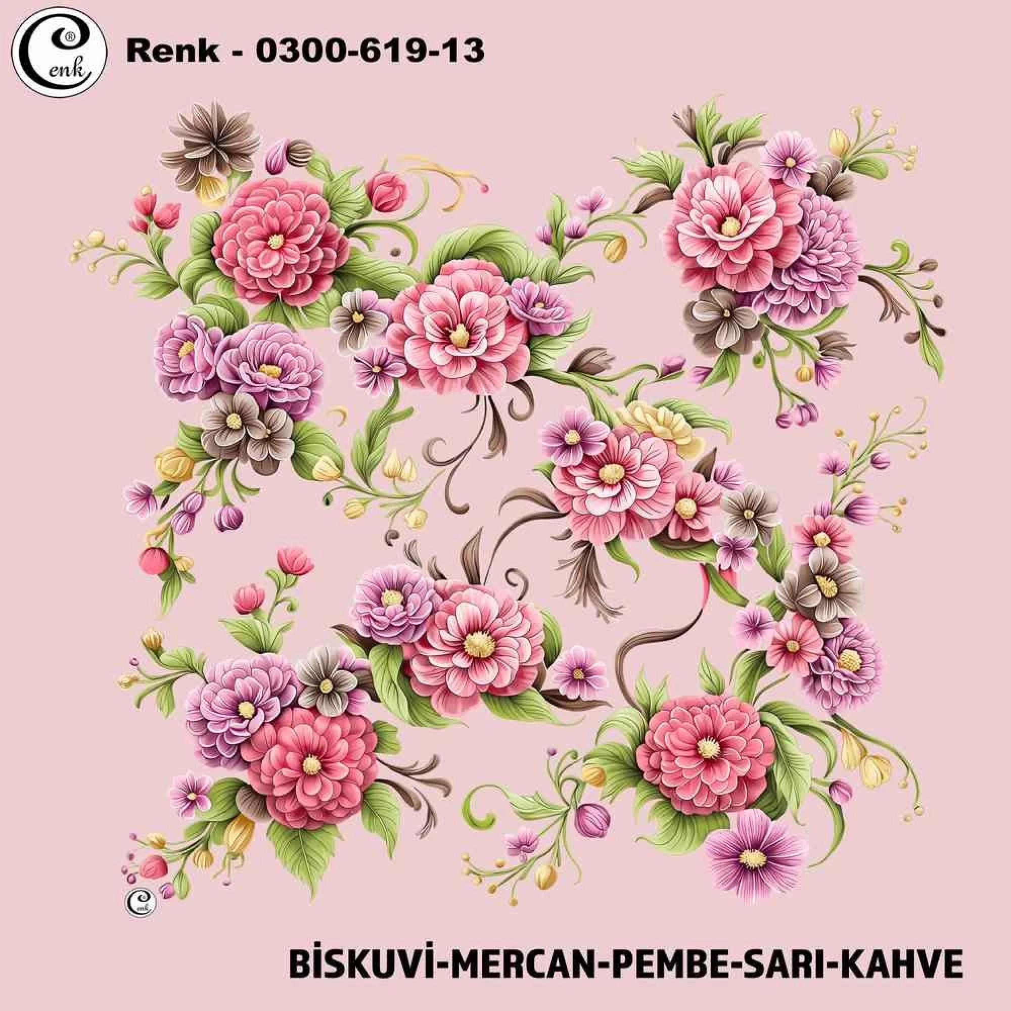 Cenk Desenli Oyalık Yazma 619-13