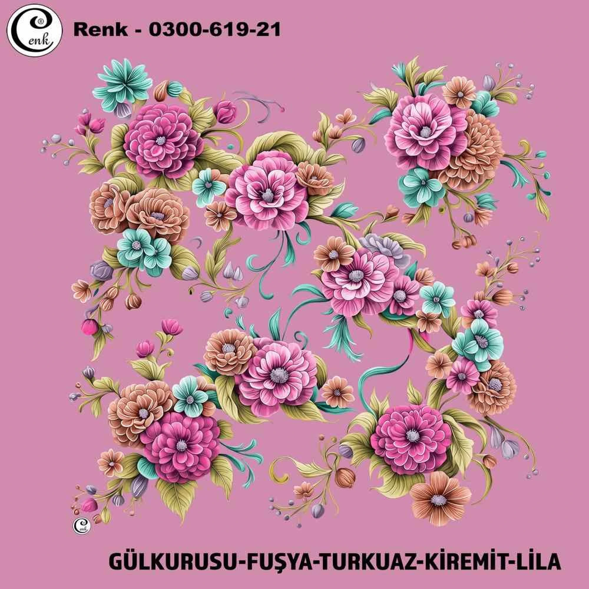 Cenk Desenli Oyalık Yazma 619-21