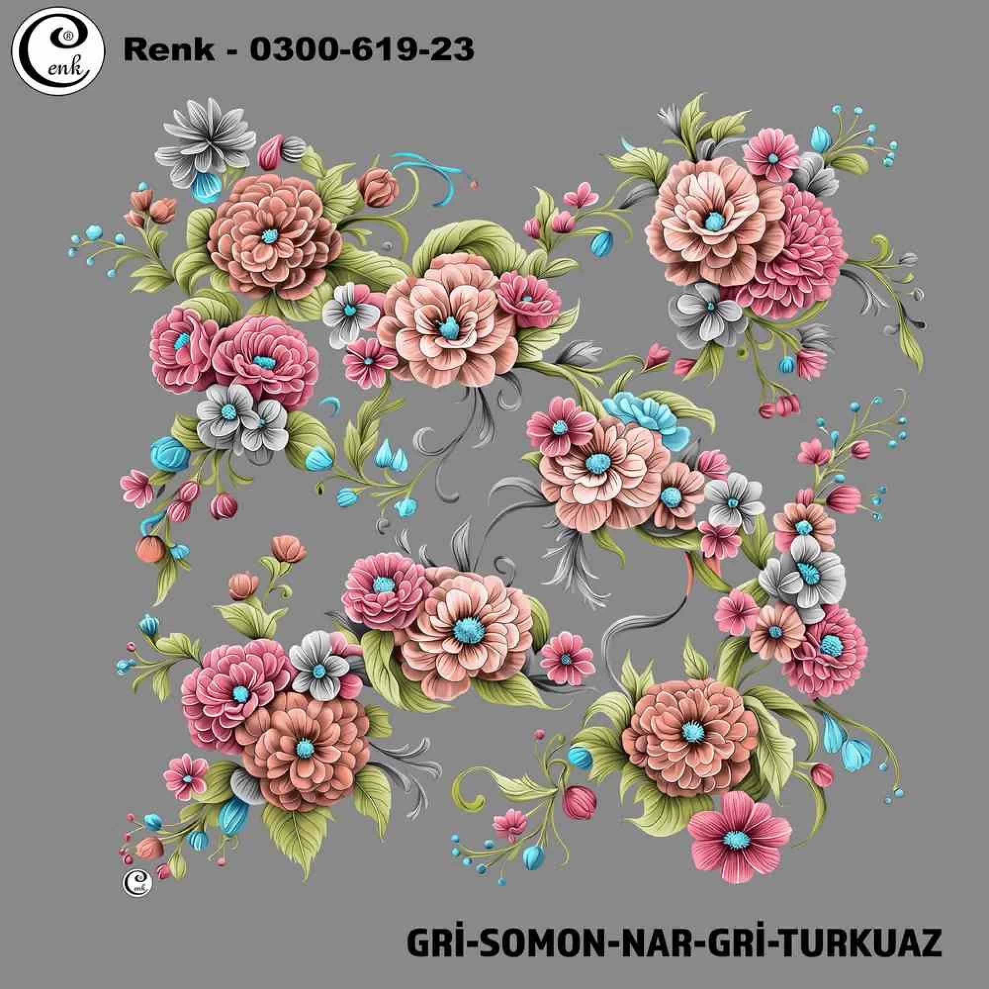Cenk Desenli Oyalık Yazma 619-23