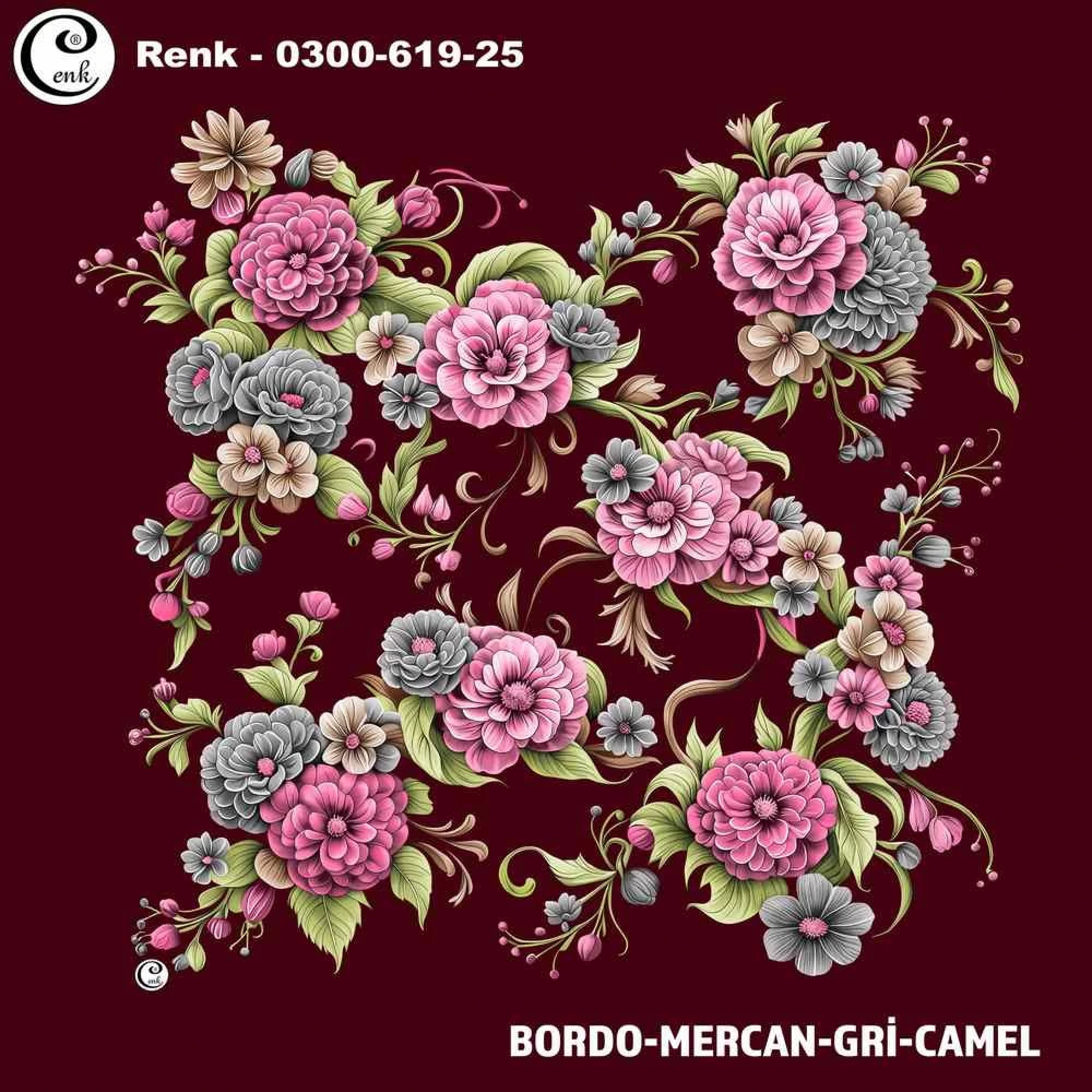 Cenk Desenli Oyalık Yazma 619-25