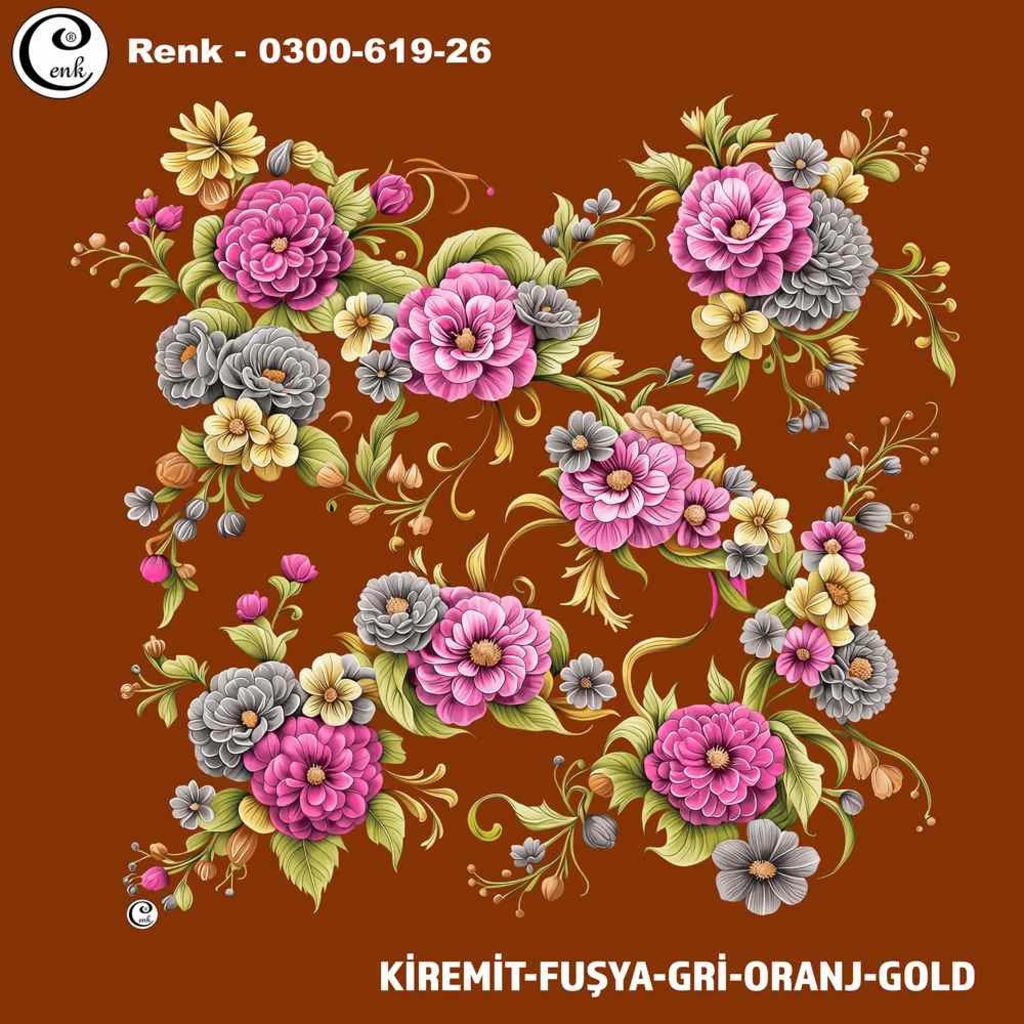 Cenk Desenli Oyalık Yazma 619-26