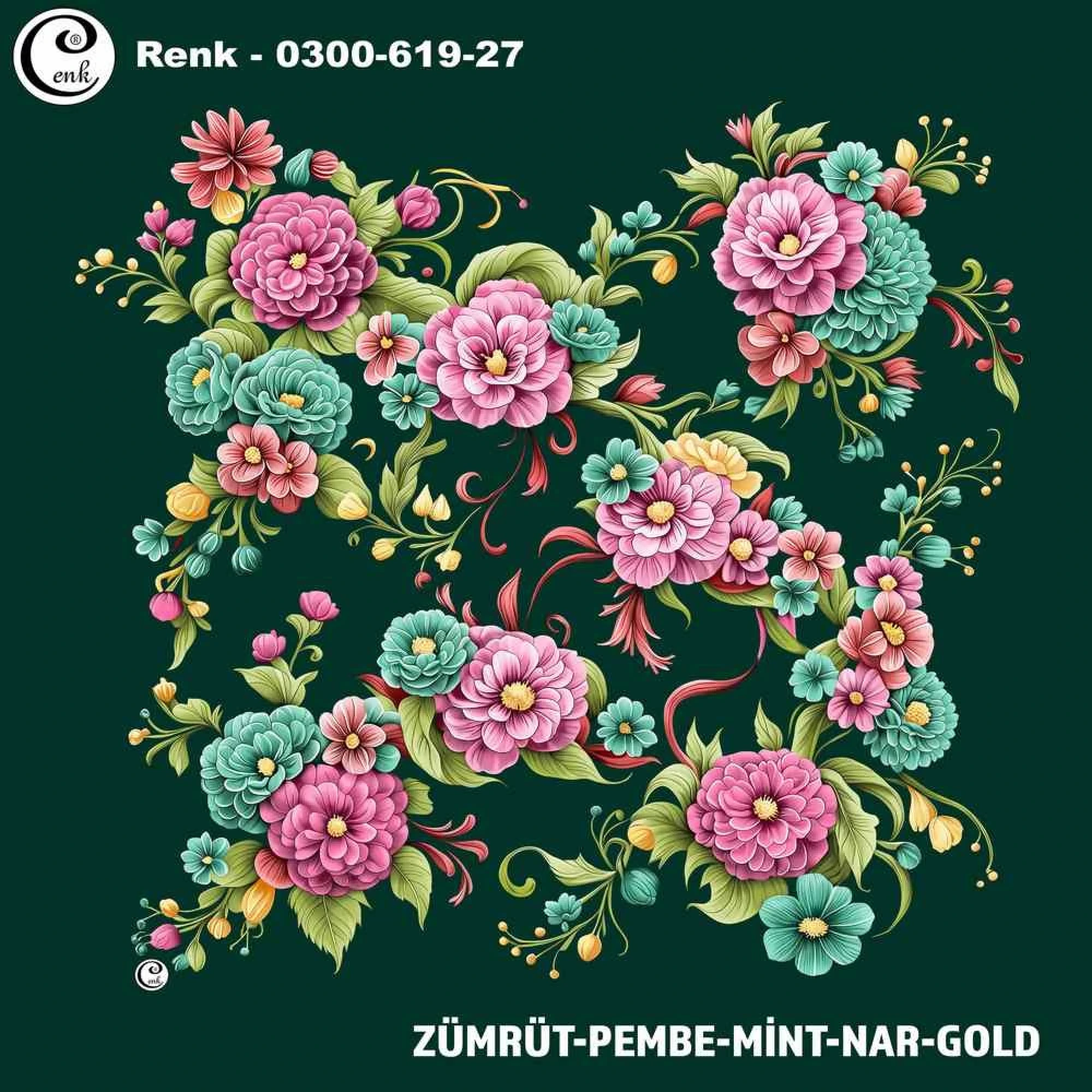 Cenk Desenli Oyalık Yazma 619-27