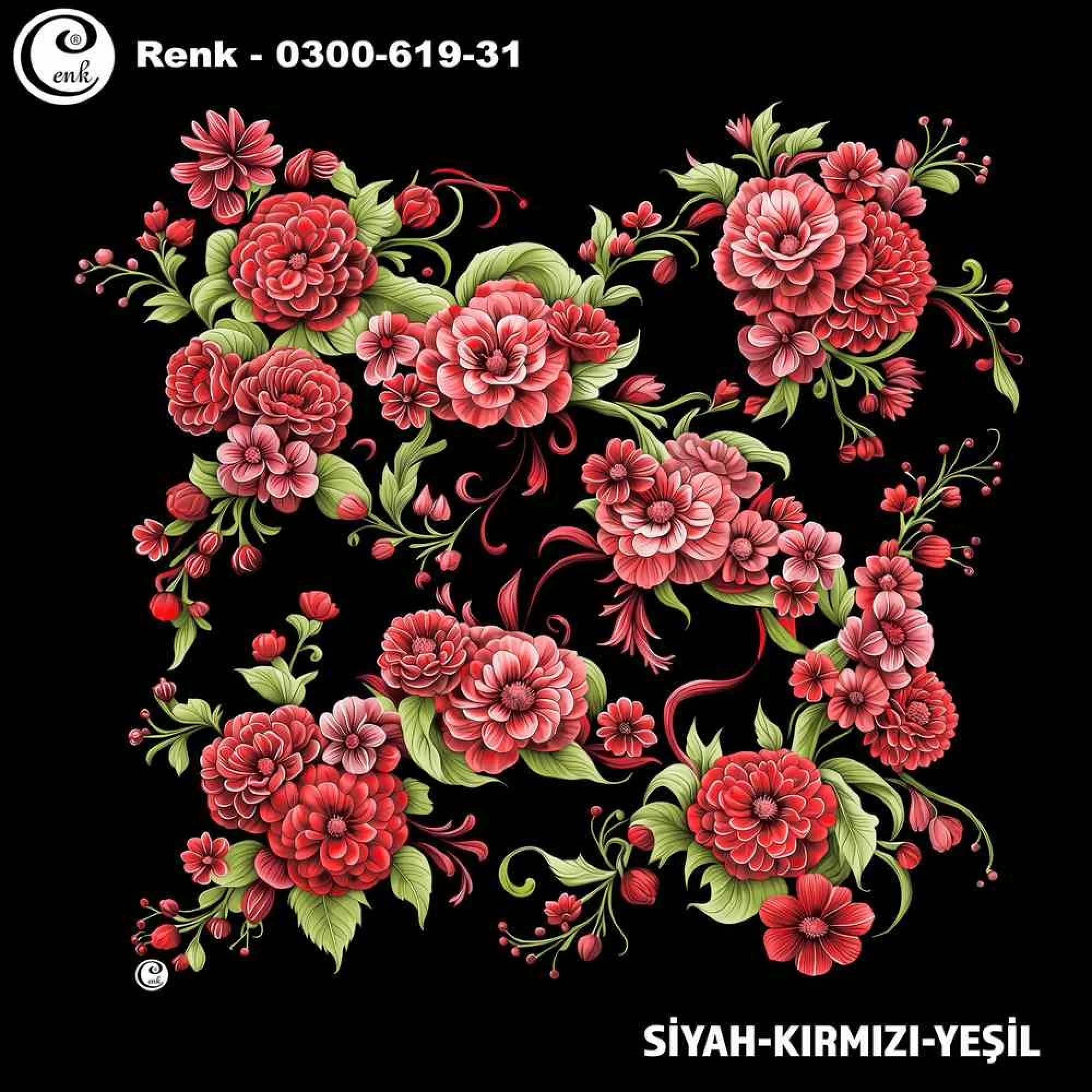 Cenk Desenli Oyalık Yazma 619-31