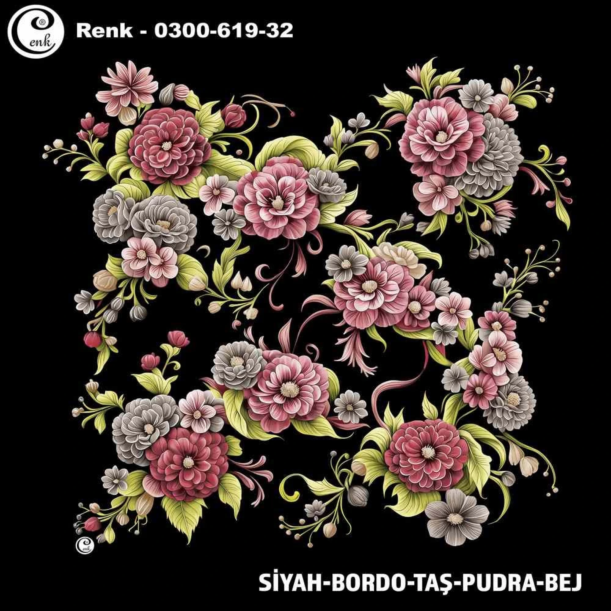 Cenk Desenli Oyalık Yazma 619-32