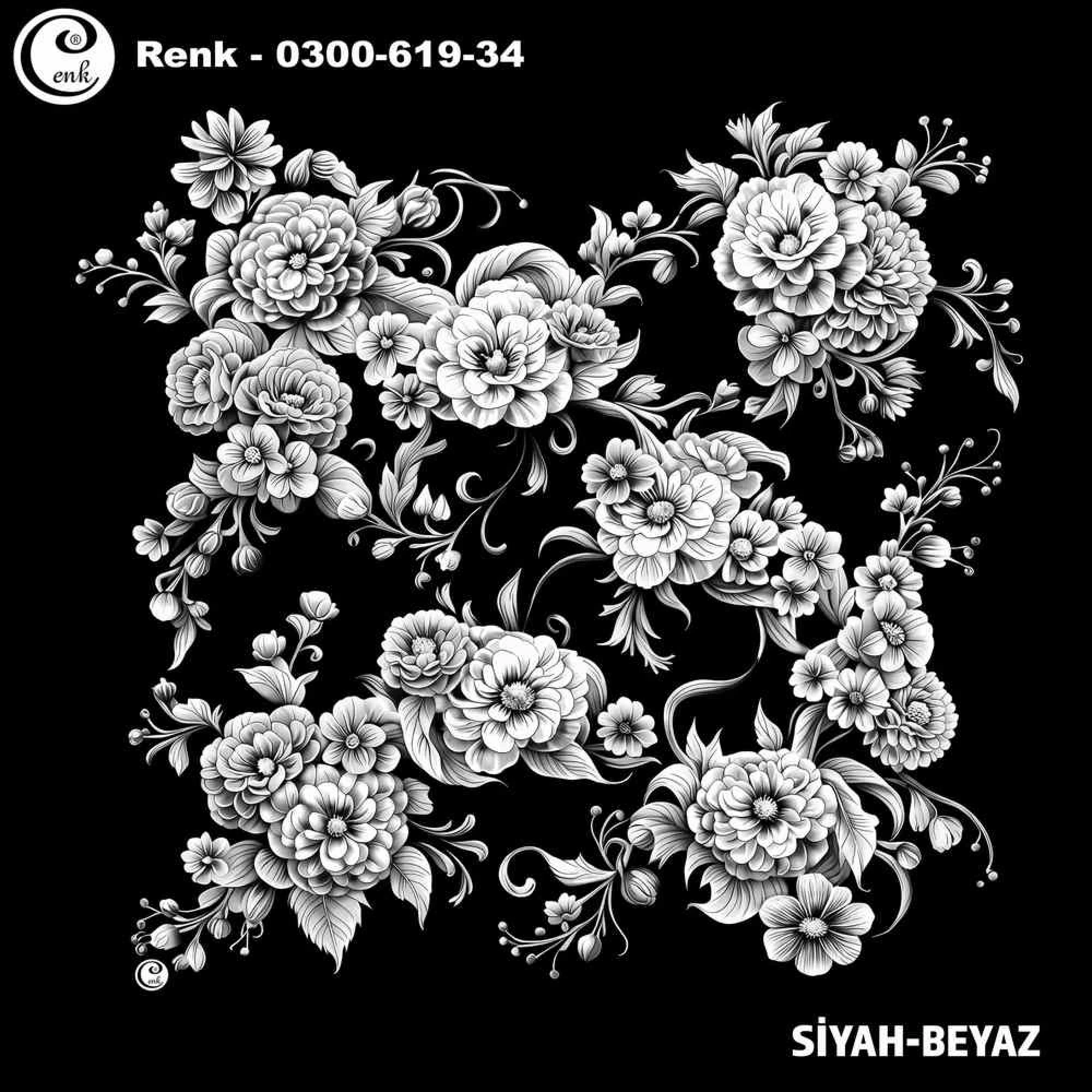 Cenk Desenli Oyalık Yazma 619-34