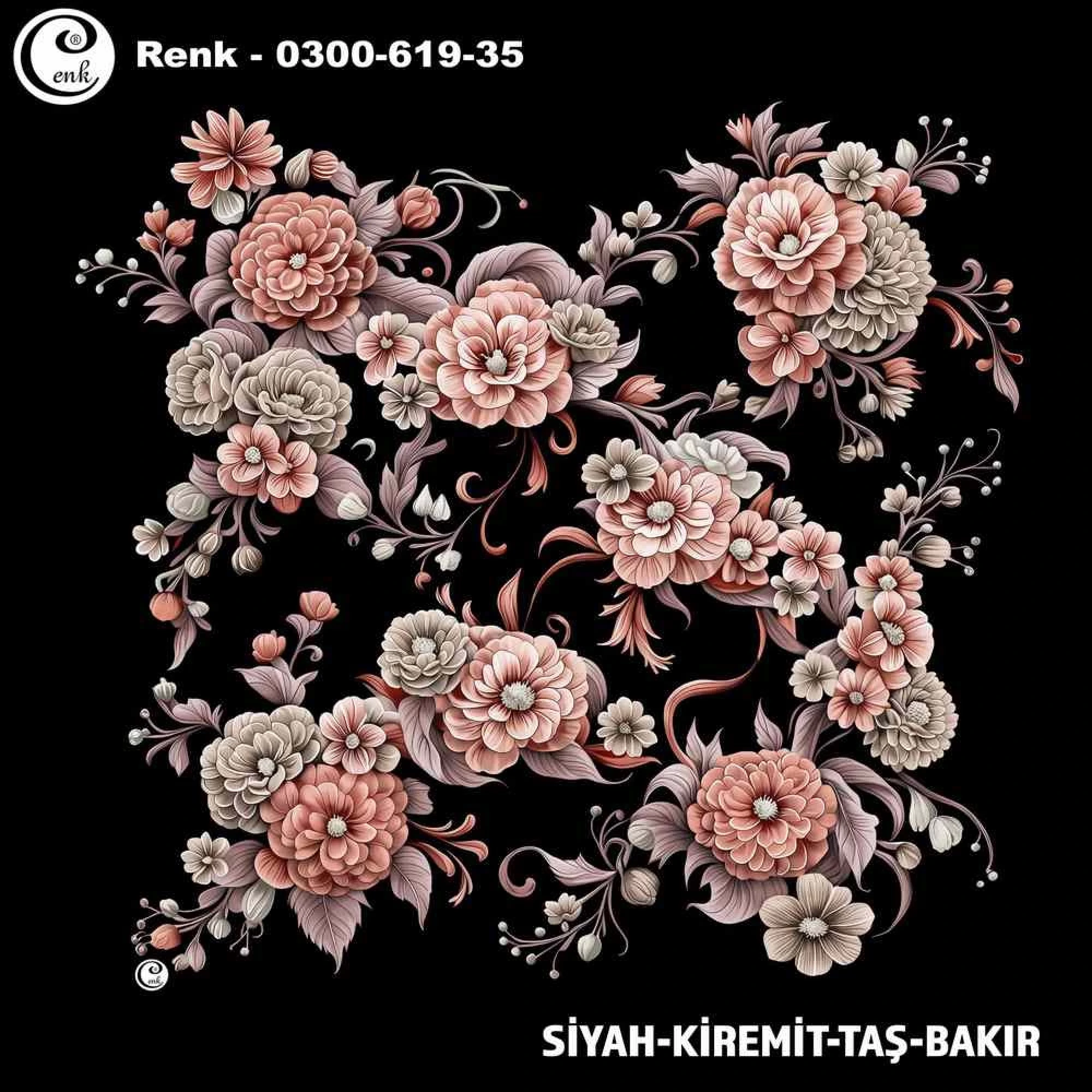 Cenk Desenli Oyalık Yazma 619-35