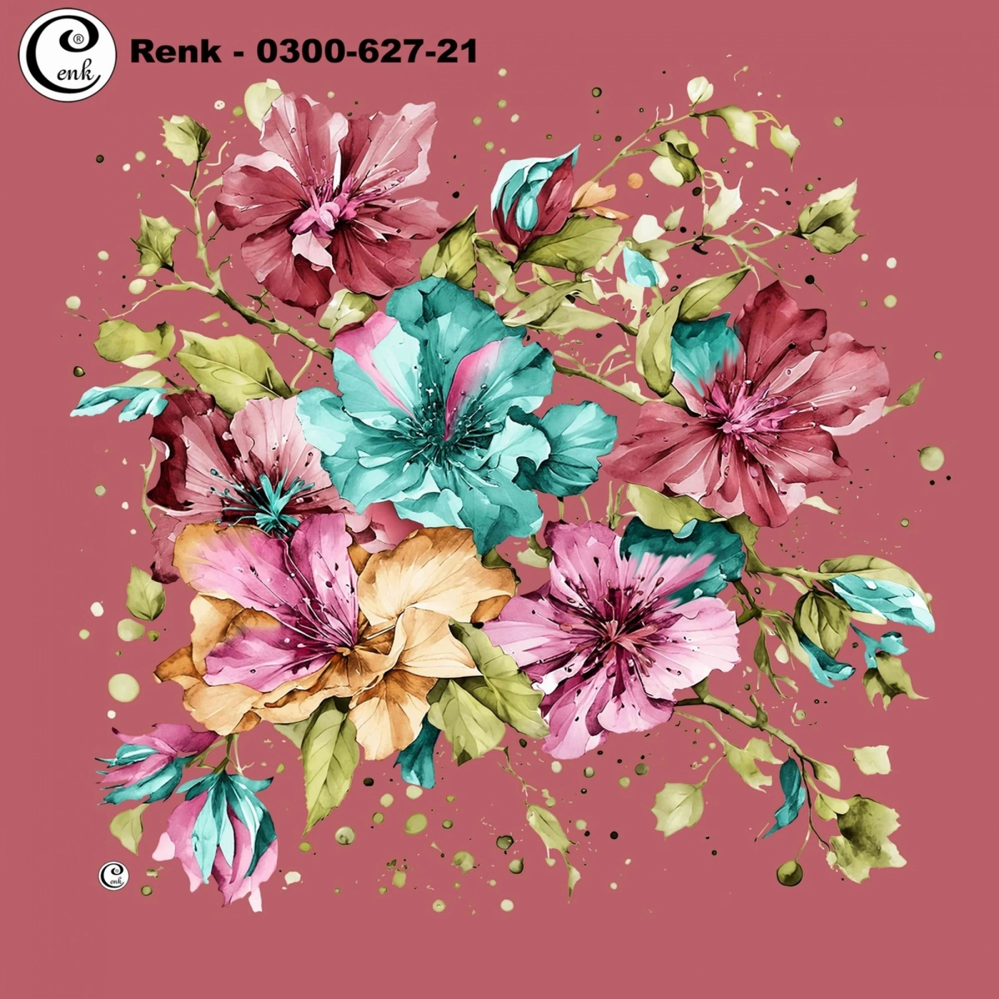 Cenk Desenli Oyalık Yazma 627-21