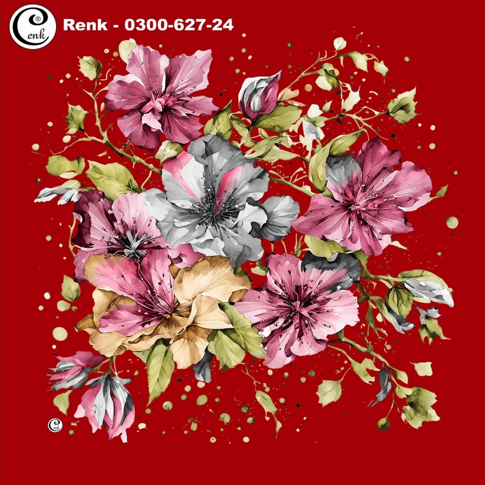 Cenk Desenli Oyalık Yazma 627-24