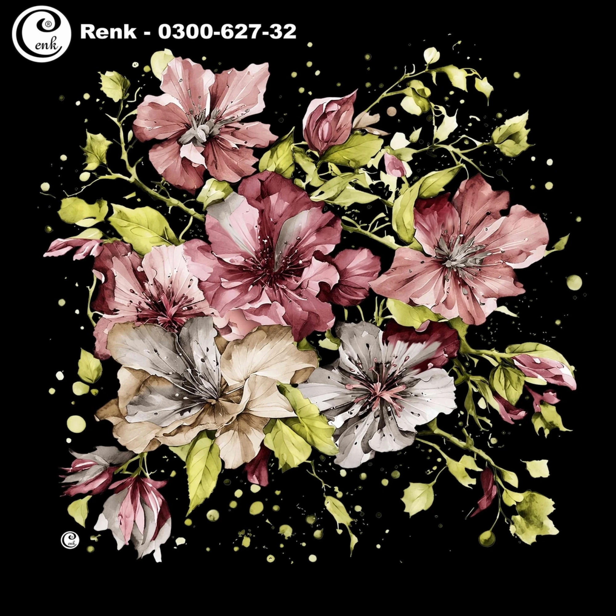 Cenk Desenli Oyalık Yazma 627-32