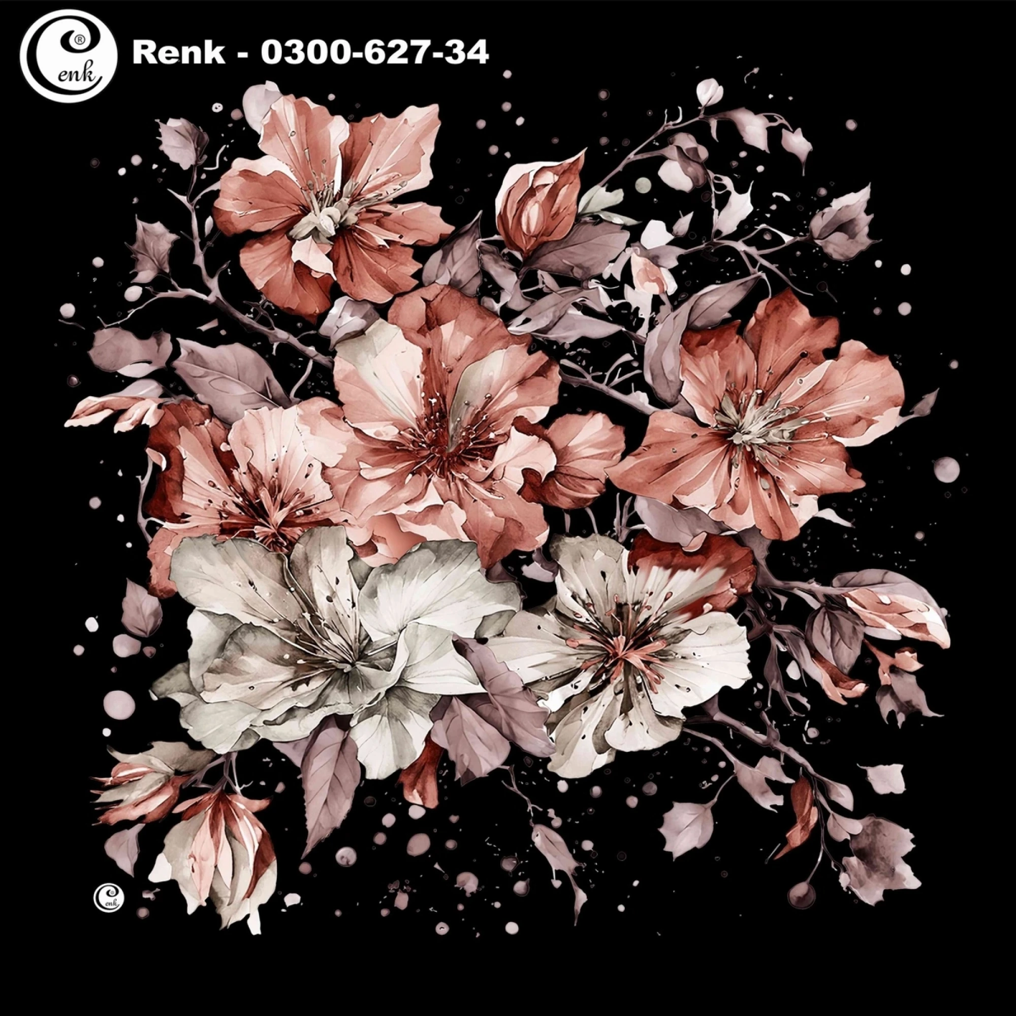 Cenk Desenli Oyalık Yazma 627-34