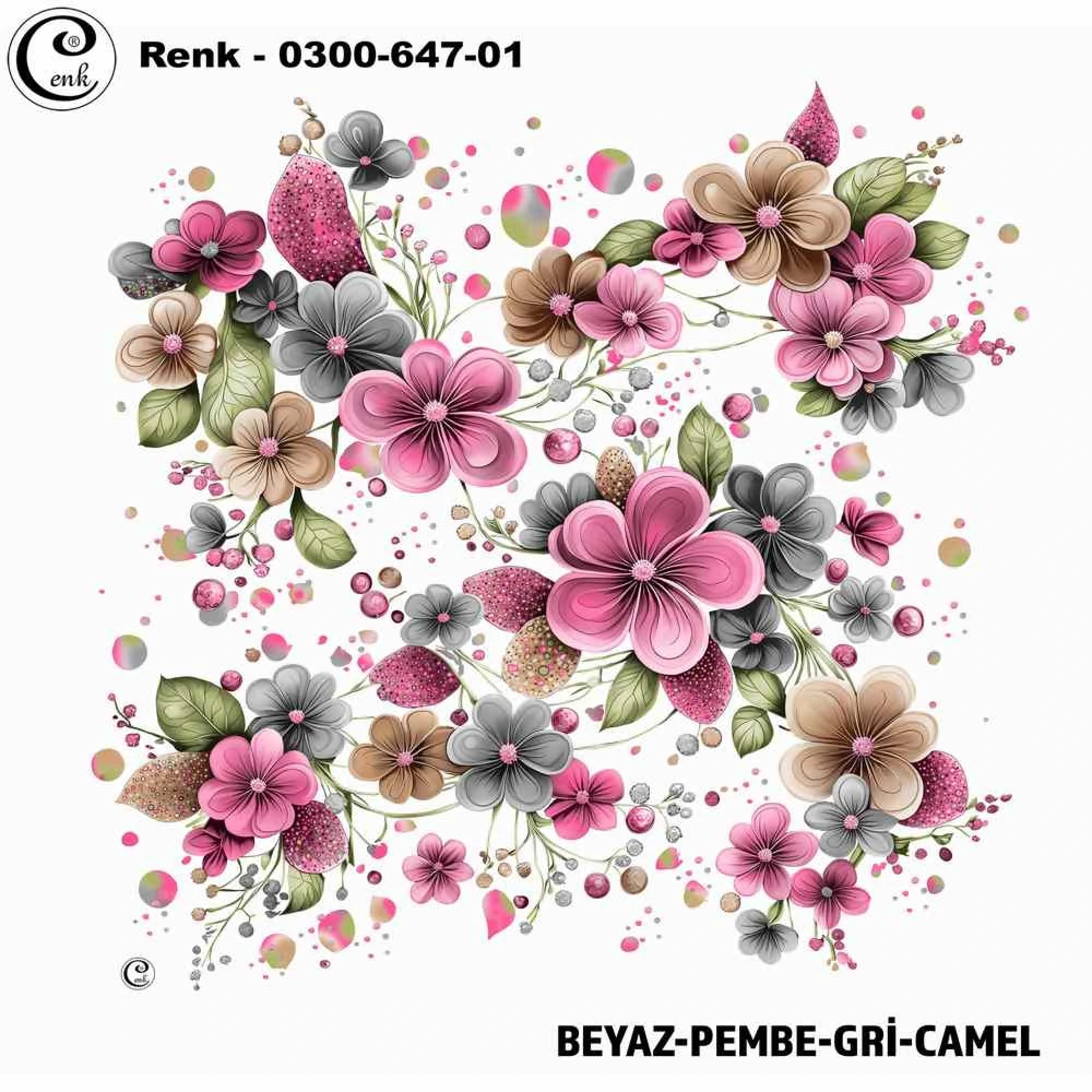Cenk Desenli Oyalık Yazma 647-01