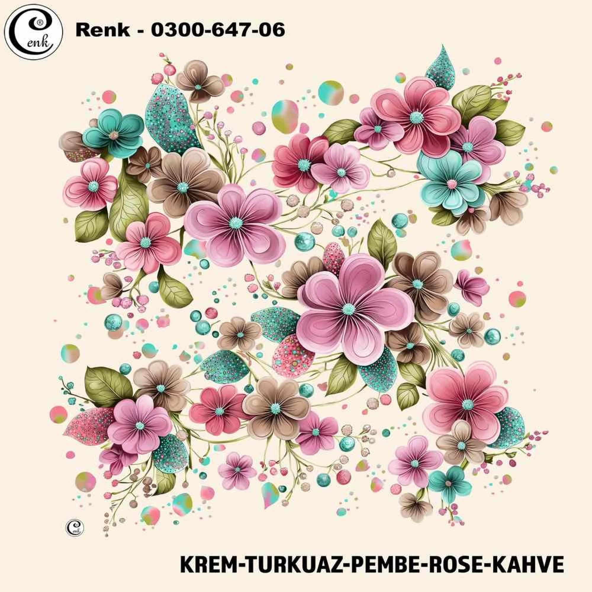 Cenk Desenli Oyalık Yazma 647-06