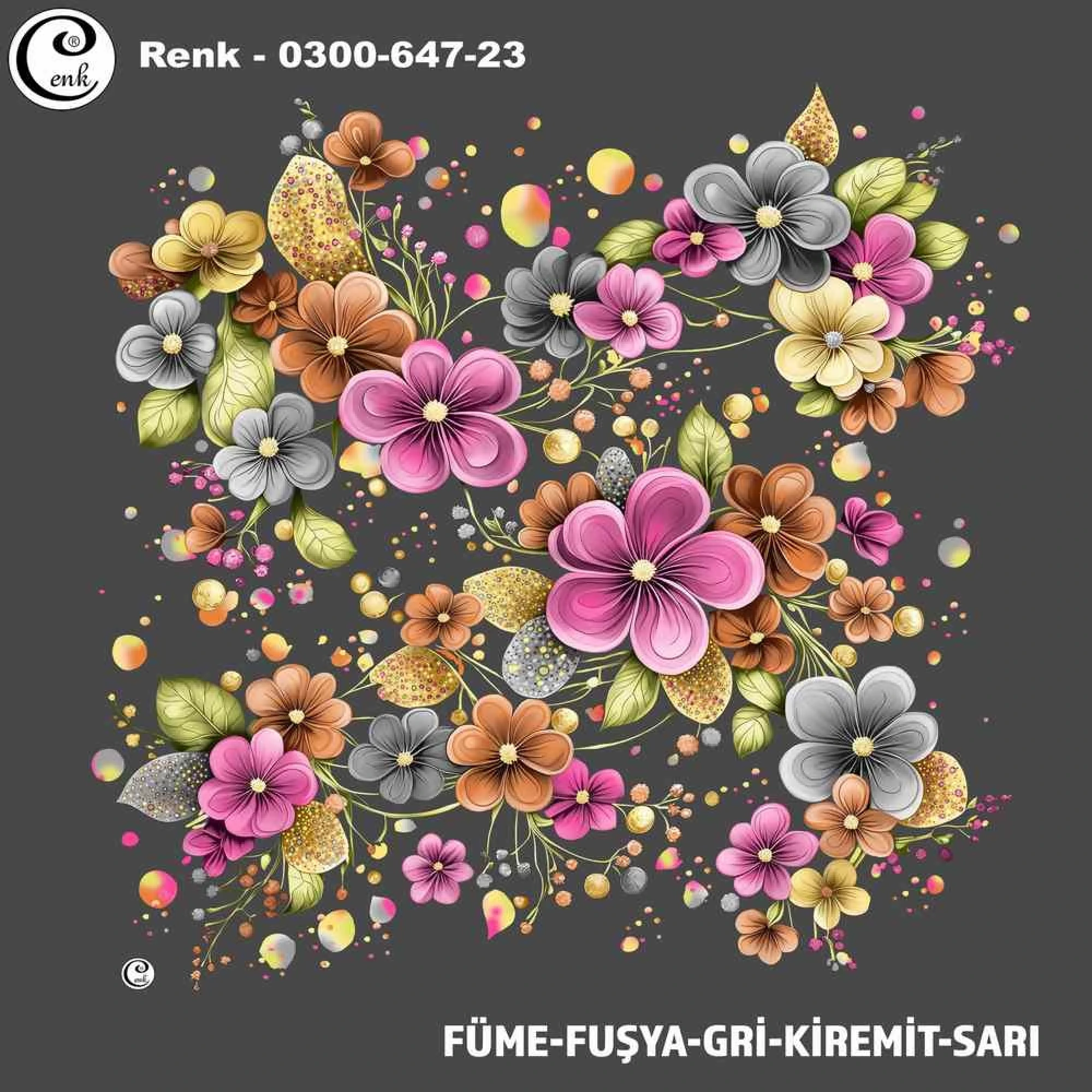 Cenk Desenli Oyalık Yazma 647-23